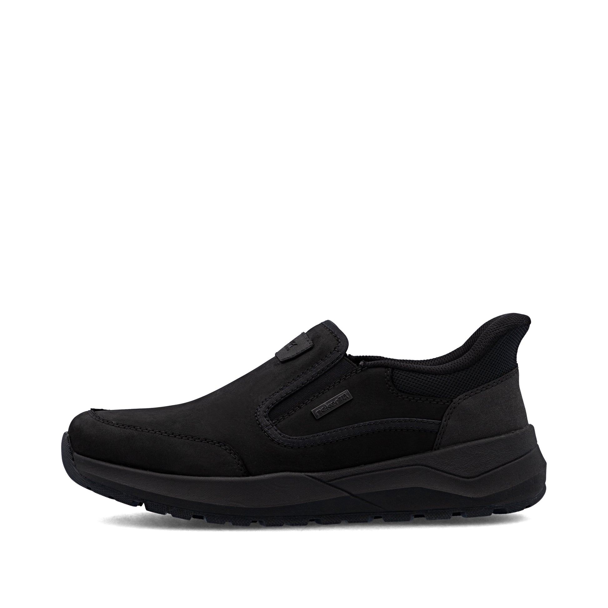 Black Elasticated Shoes for Men | Rieker 06052-00
