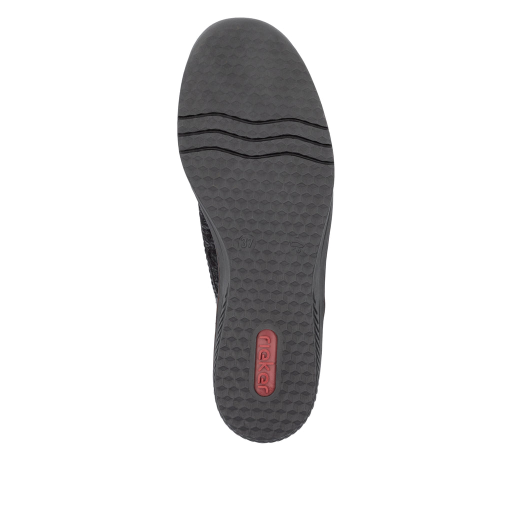 Black Hook & Loop Shoes for Women | Rieker 487C0-00