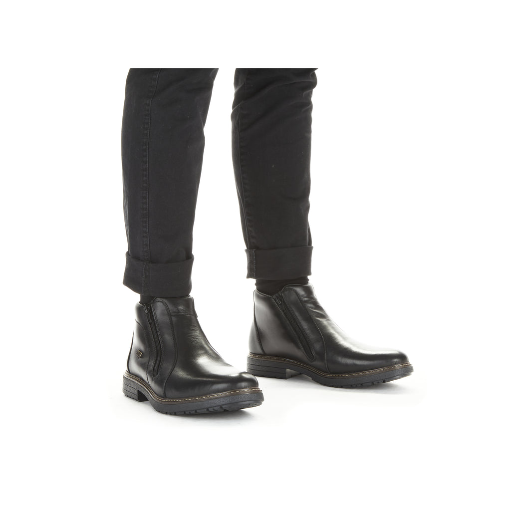 Black Zip Boots for Men | Rieker 33160-00
