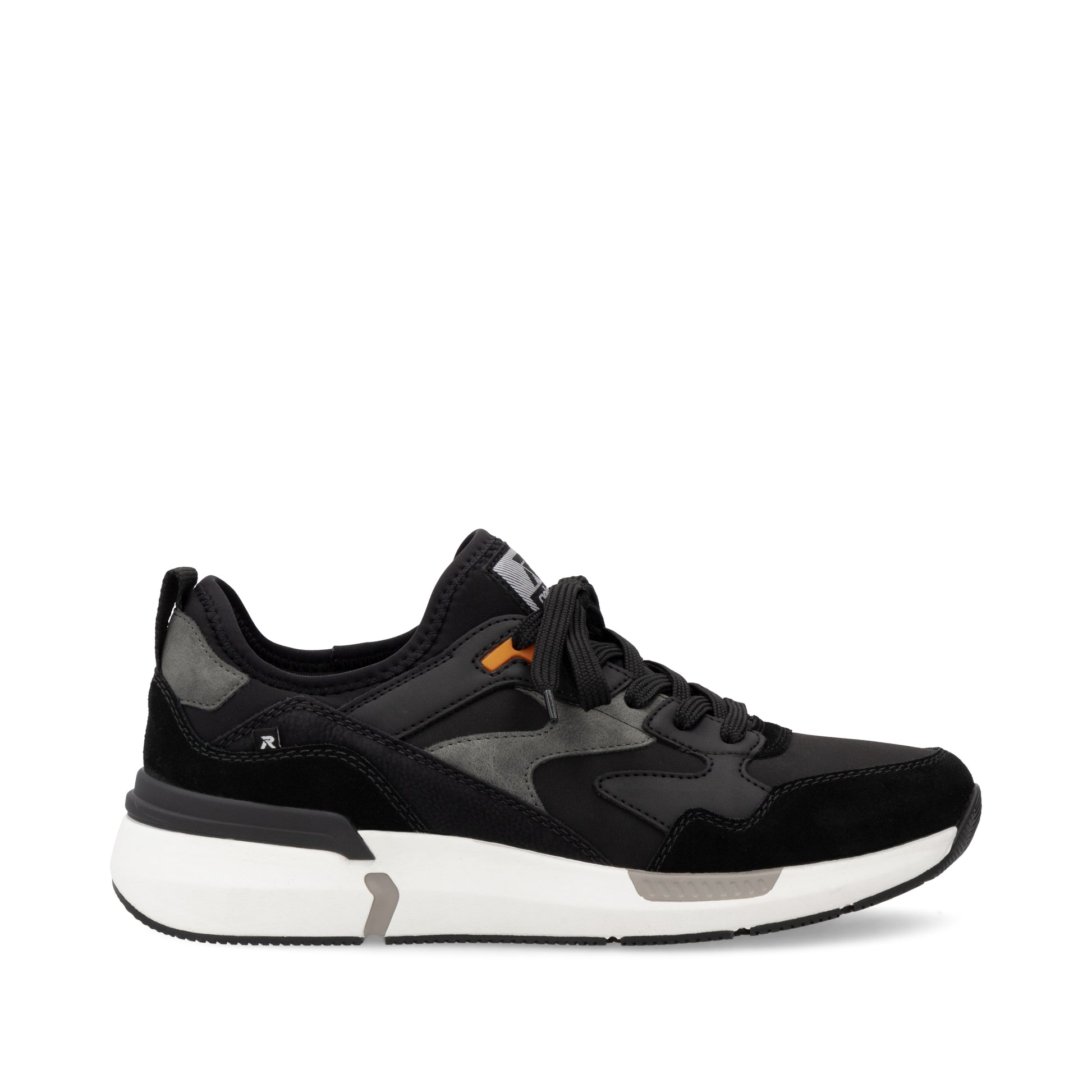 Black Elasticated Shoes for Men | Rieker U1403-00