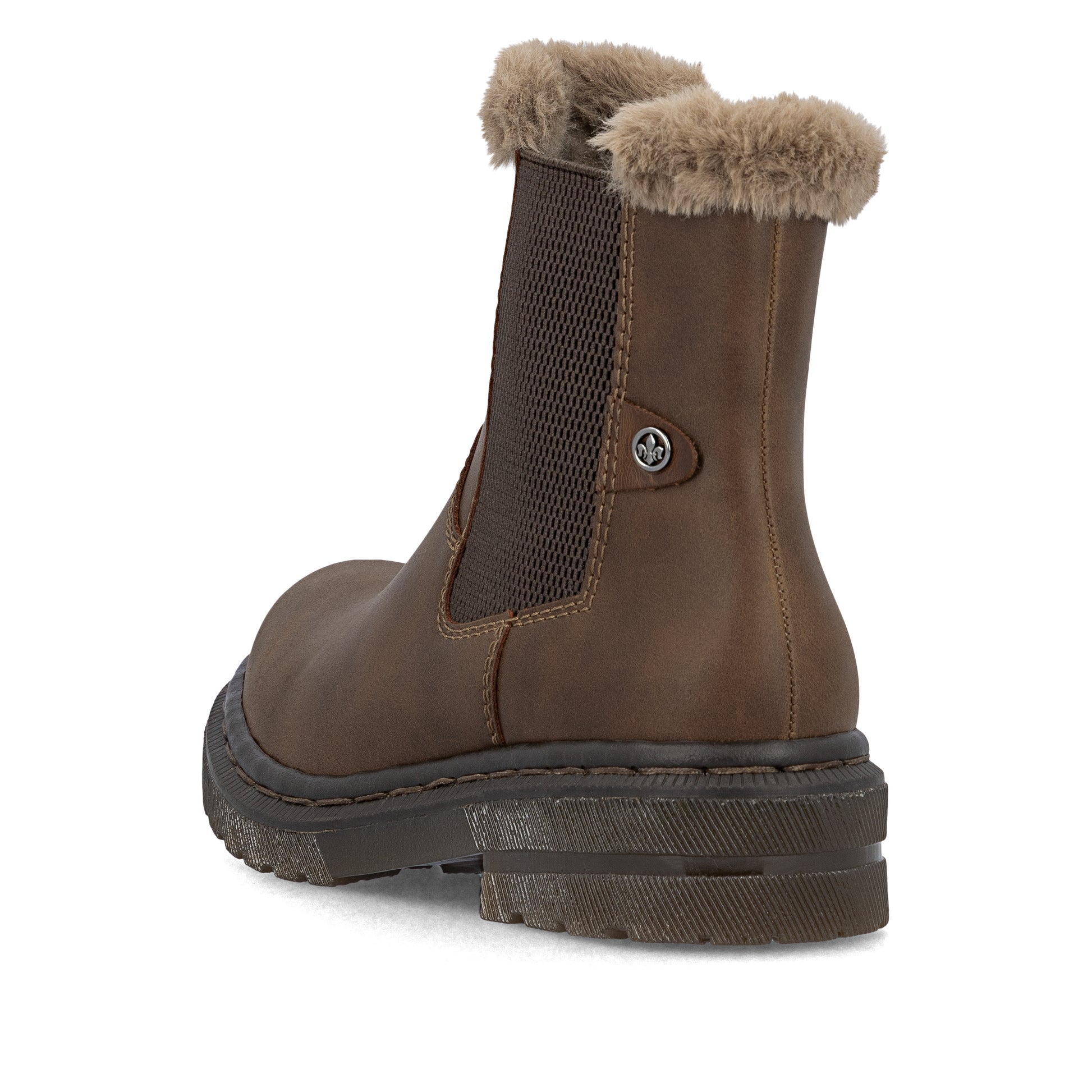 Brown Zip Boots for Women | Rieker 78250-22