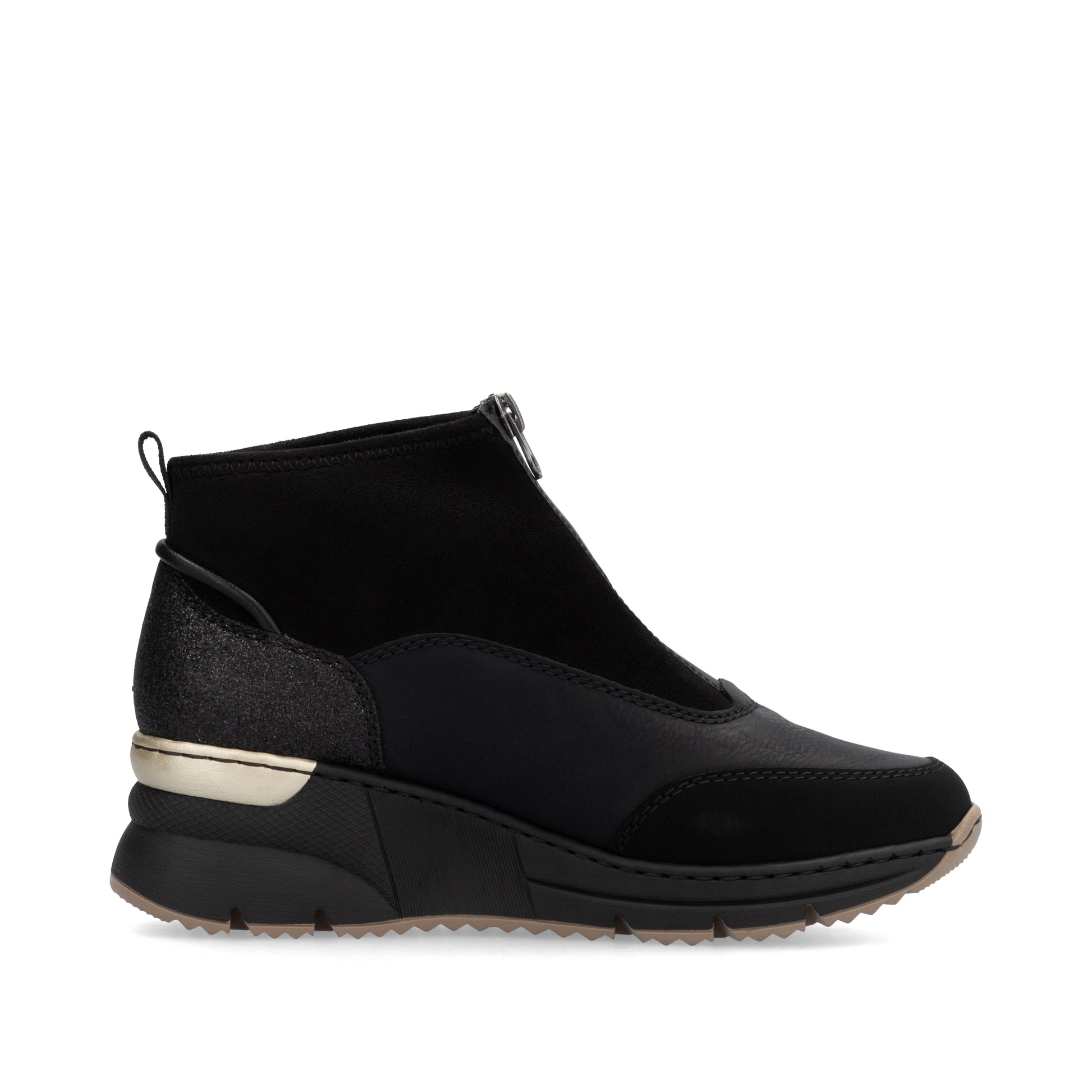 Black Zip Boots for Women | Rieker N6361-00