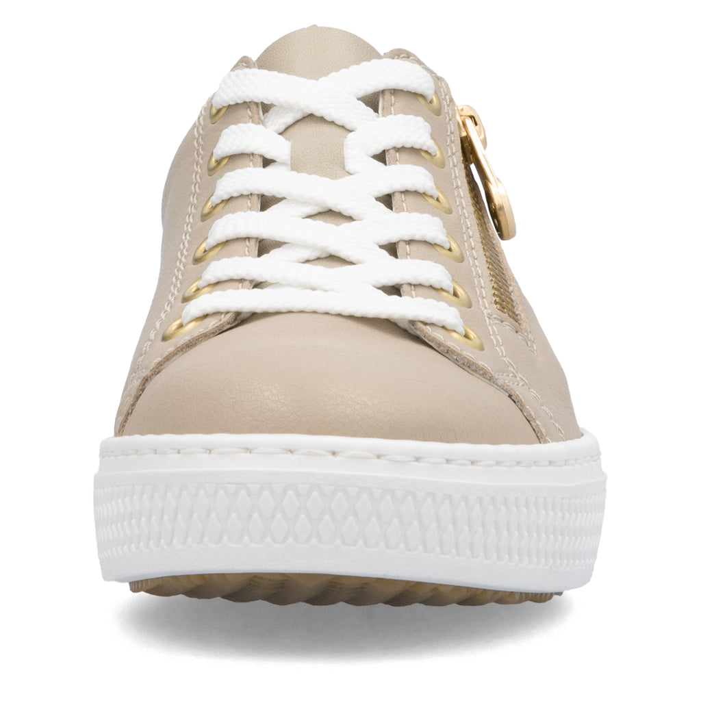 Beige Zip Shoes for Women | Rieker L5900-62