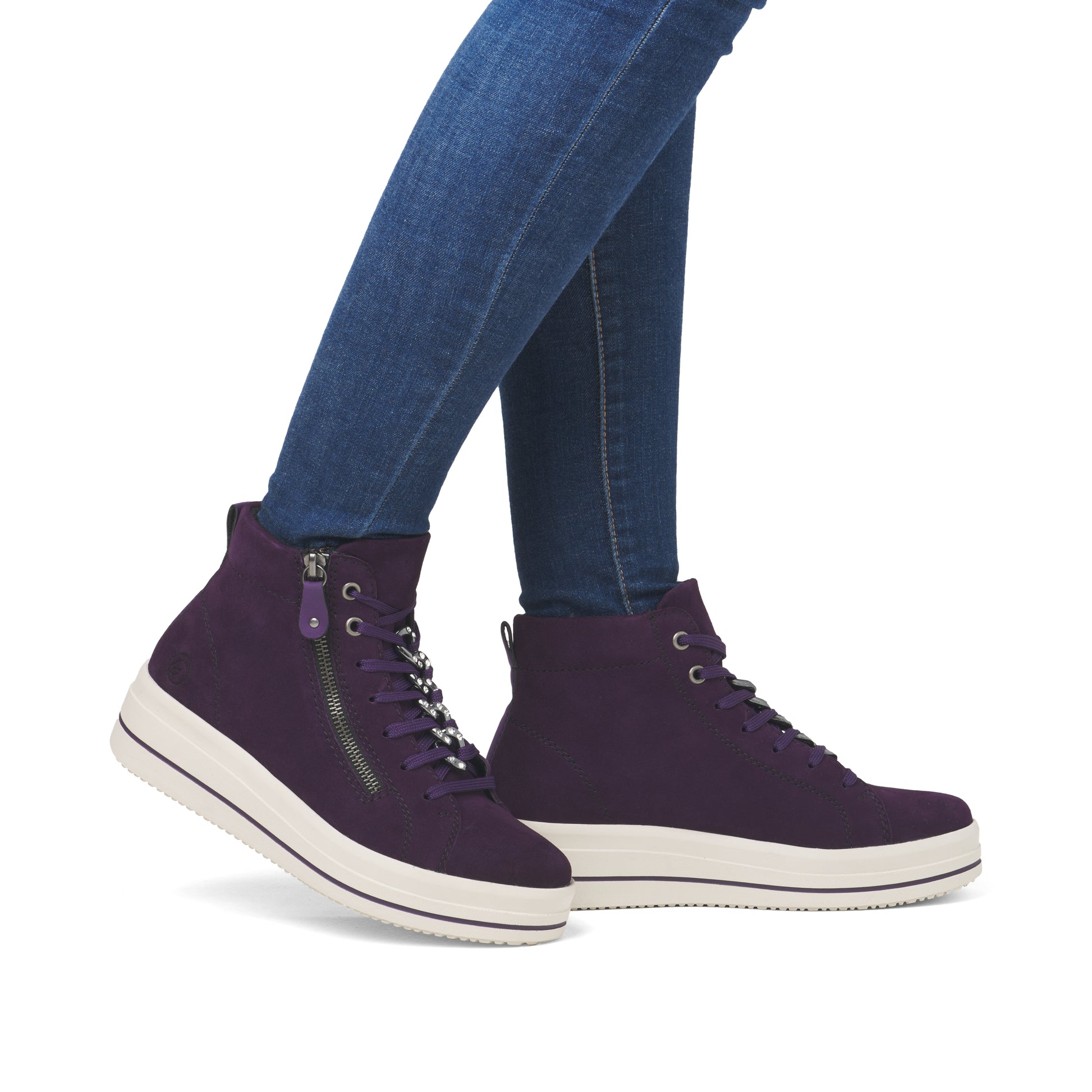 Pink Zip Boots for Women | Remonte D1C70-30
