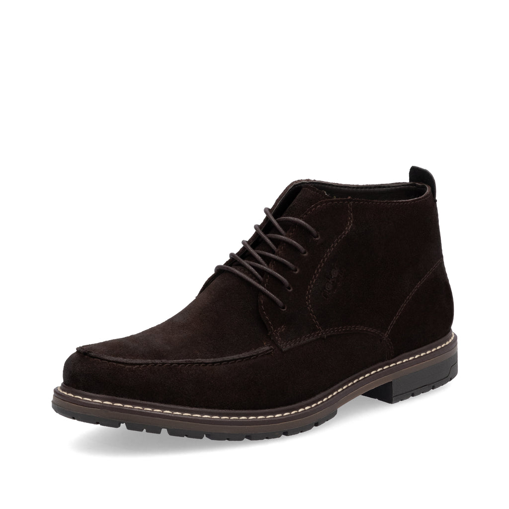 Brown Elasticated Boots for Men | Rieker 13700-25