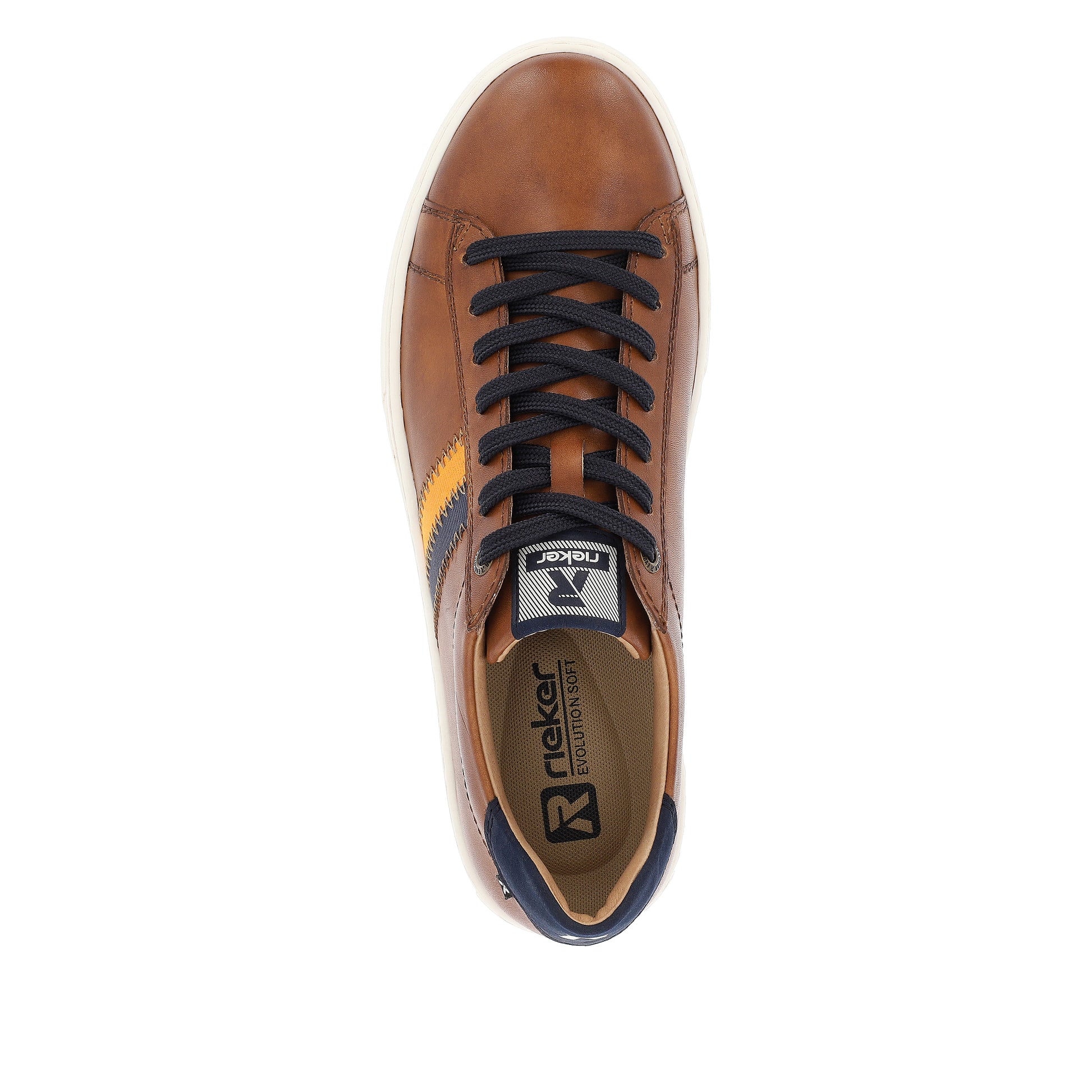 Brown Elasticated Shoes for Men | Rieker U0705-24