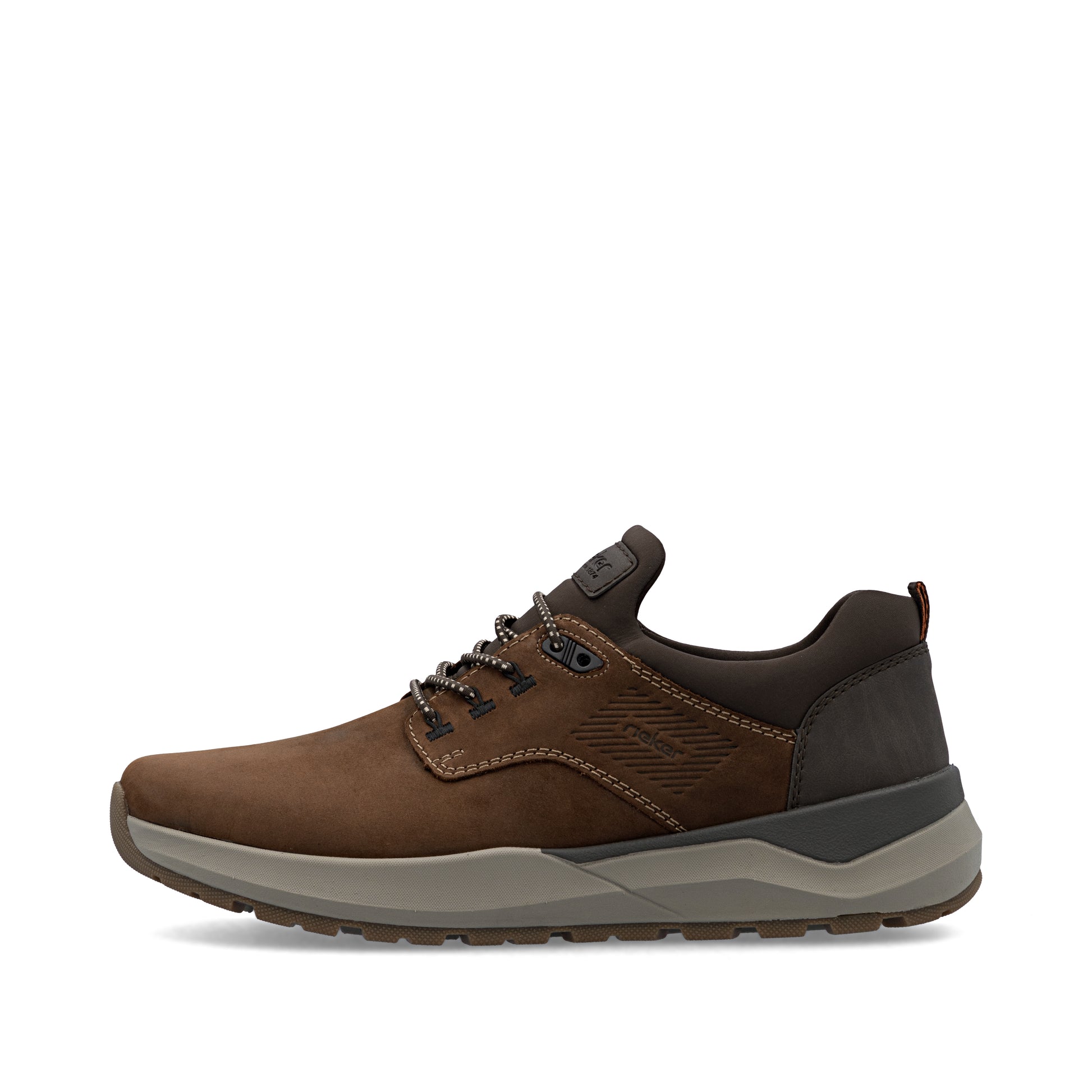 Brown Elasticated Shoes for Men | Rieker 06050-22