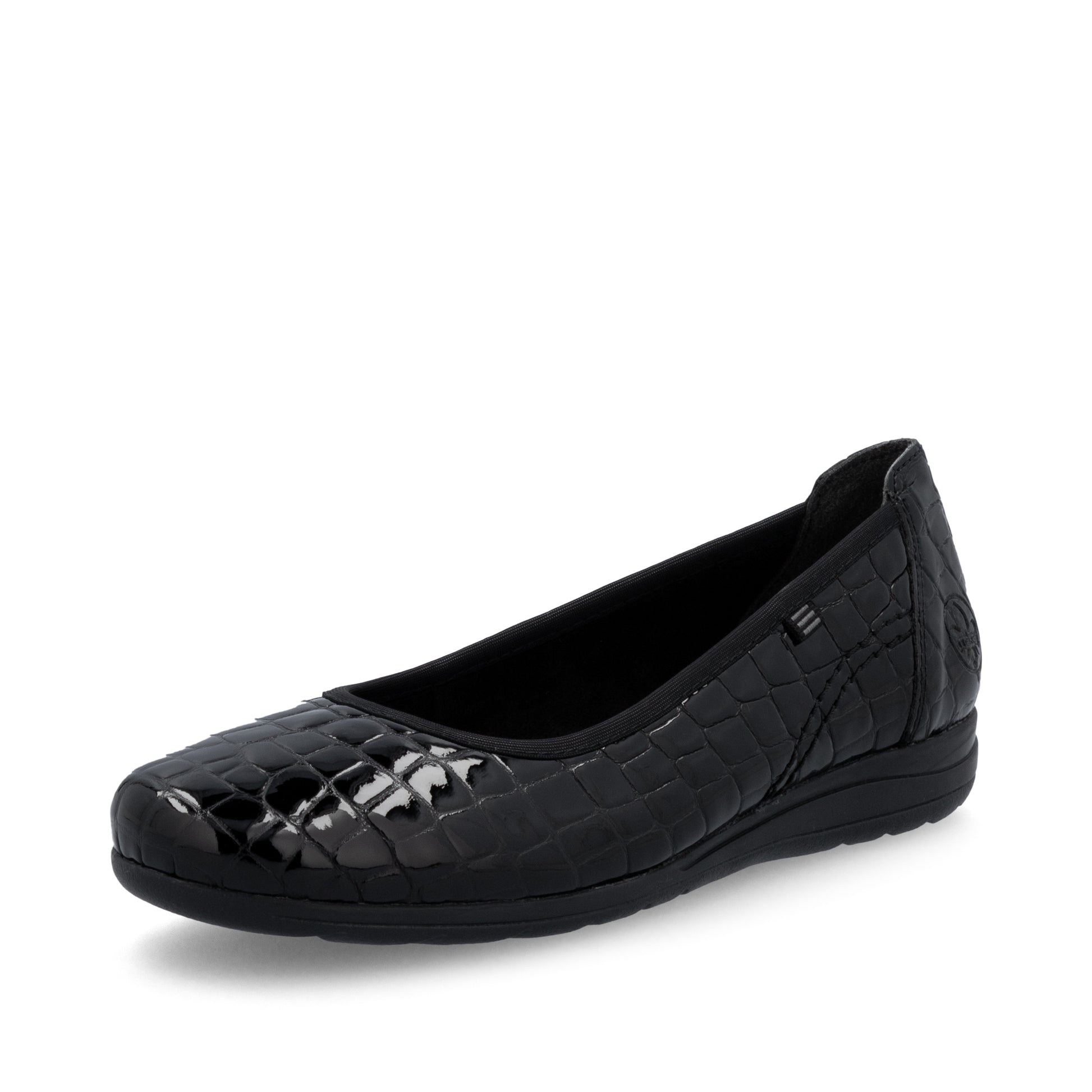 Black Slip-On Shoes for Women | Rieker L9350-01