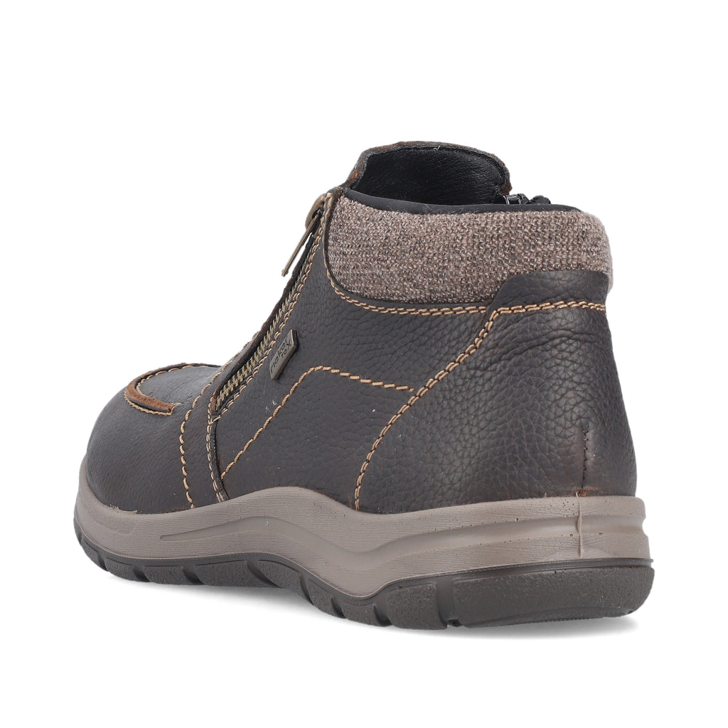 Brown Zip Boots for Men | Rieker 03660-25