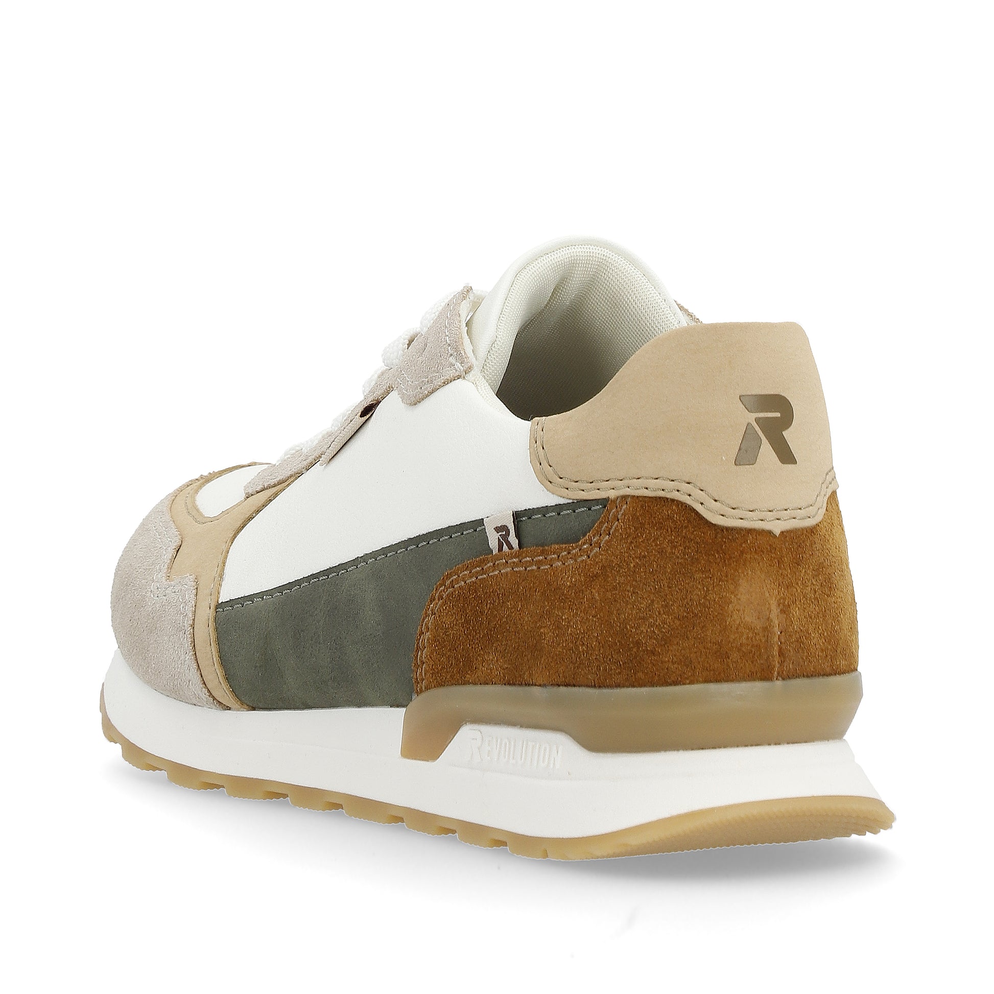 White Lace-Up Shoes for Men | Rieker Sport U0307-80
