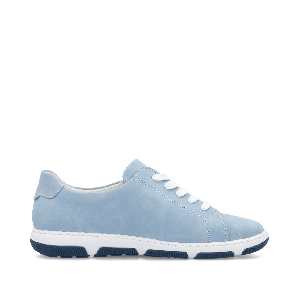 Rieker Women's Casual Lace-up Shoe - Blue | 42424-10