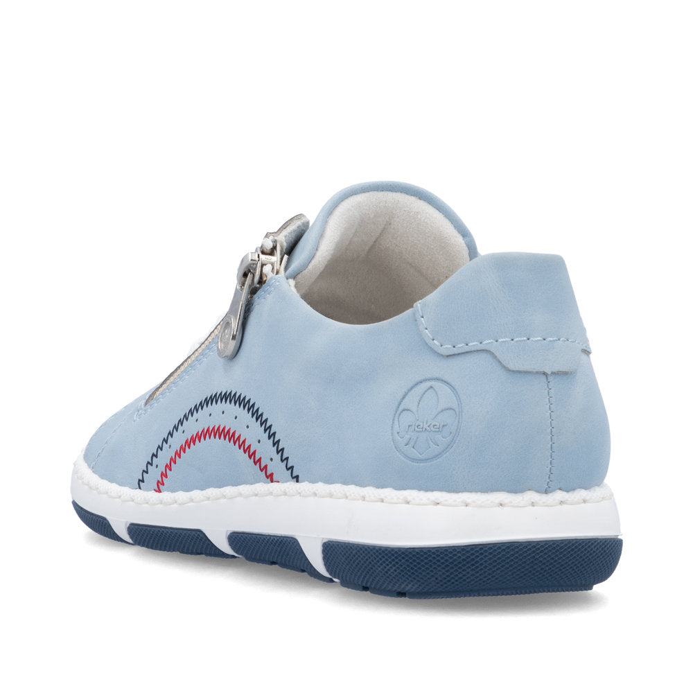 Rieker veterschoenen voor dames 42424, grootte:40, kleur:Blauw Rieker veterschoenen voor dames 42424, grootte:40, kleur:Blauw