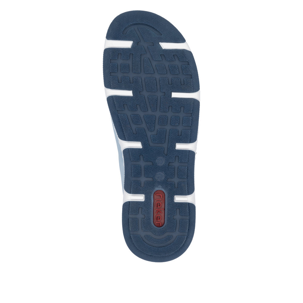 Rieker Women's Casual Lace-up Shoe - Blue | 42424-10