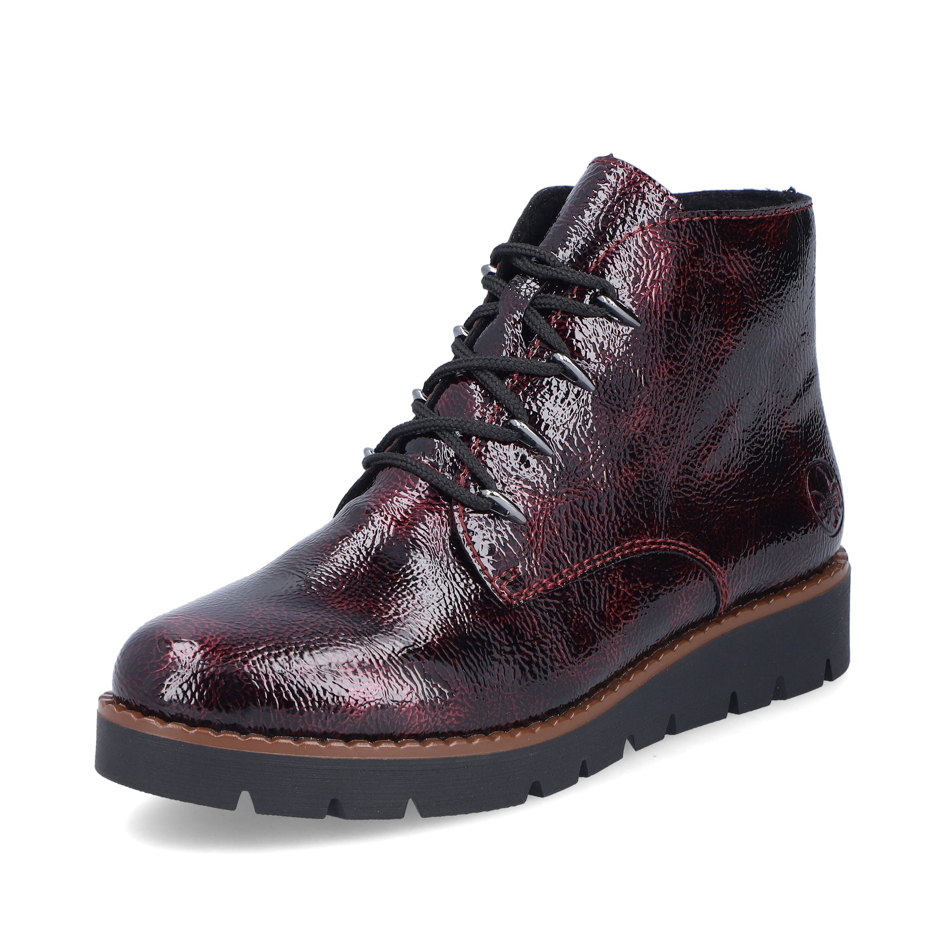 Red Zip Boots for Women | Rieker 44902-35