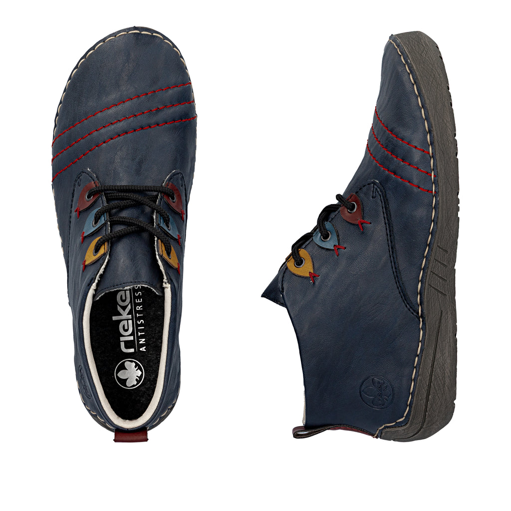 Blue Elasticated Boots for Women | Rieker 52509-14