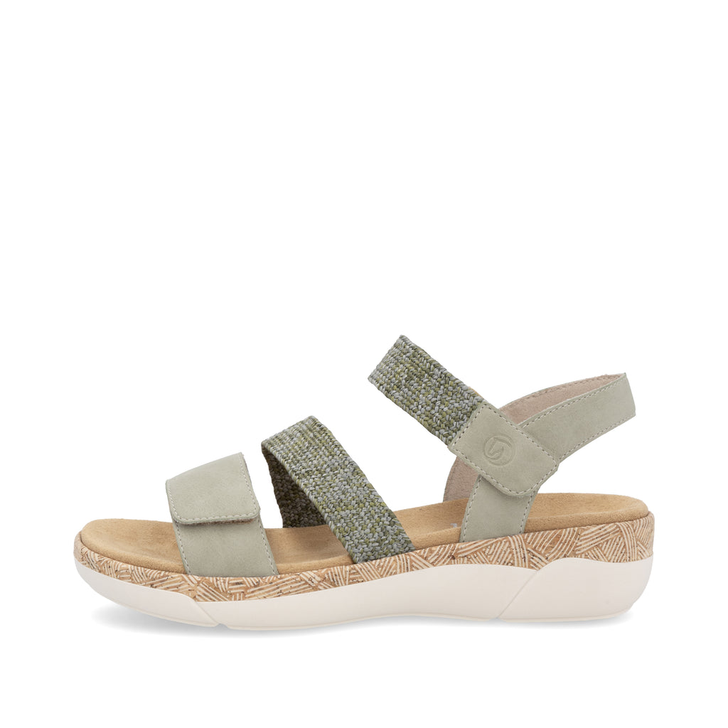 Green Hook & Loop Sandals for Women | Remonte R6861-52