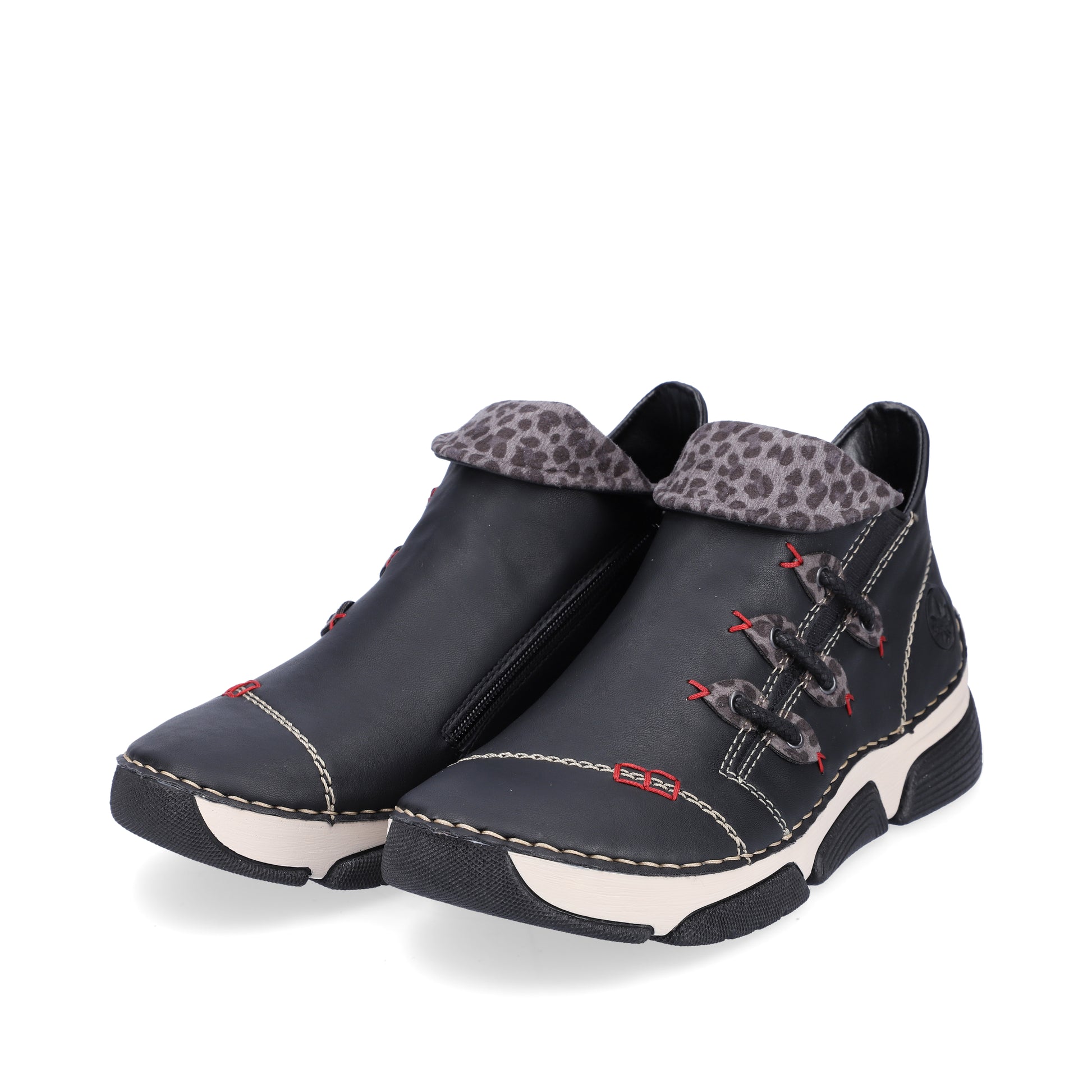 Black Zip Boots for Women | Rieker 45983-00