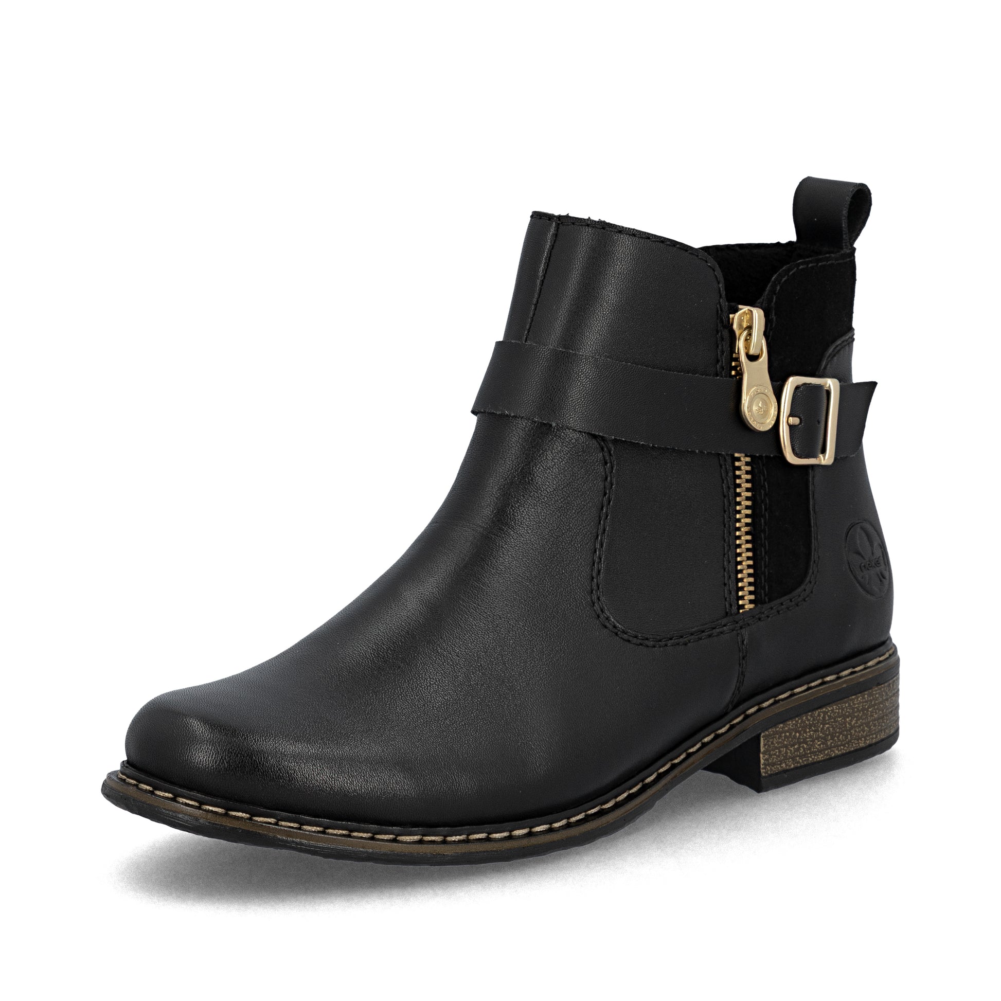 Black Zip Boots for Women | Rieker Z4959-00