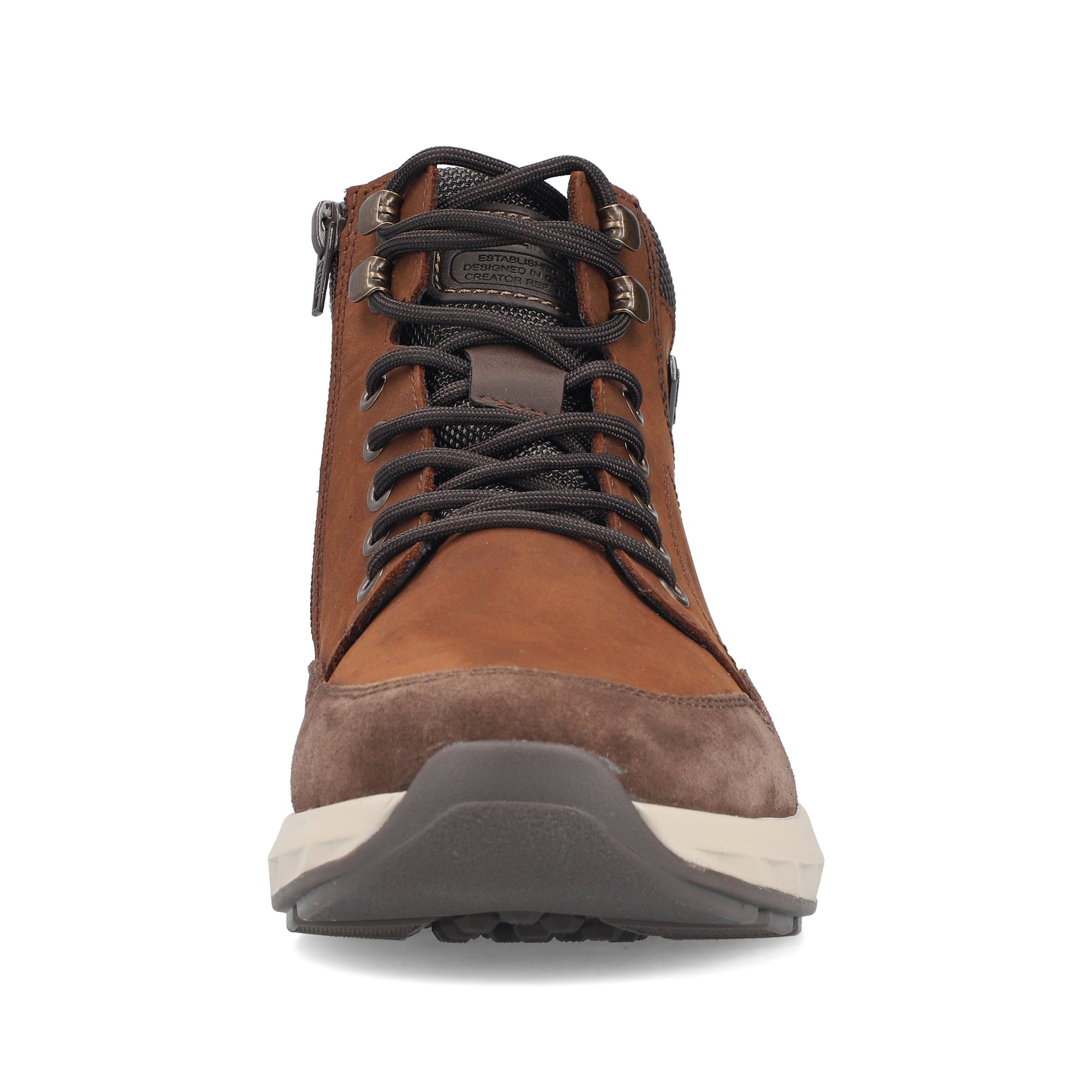 Brown Zip Boots for Men | Rieker 11530-24