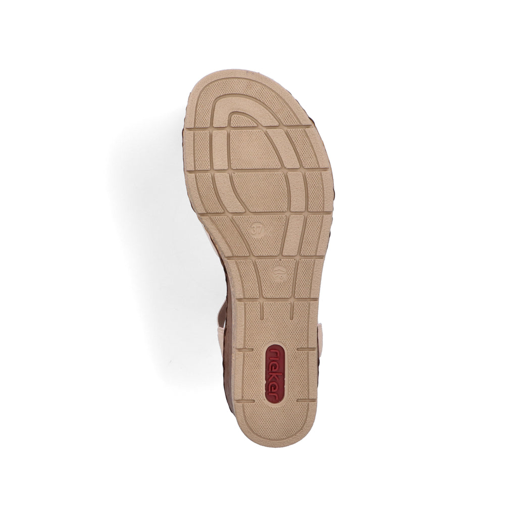 Pink Elasticated Sandals for Women | Rieker 63778-31