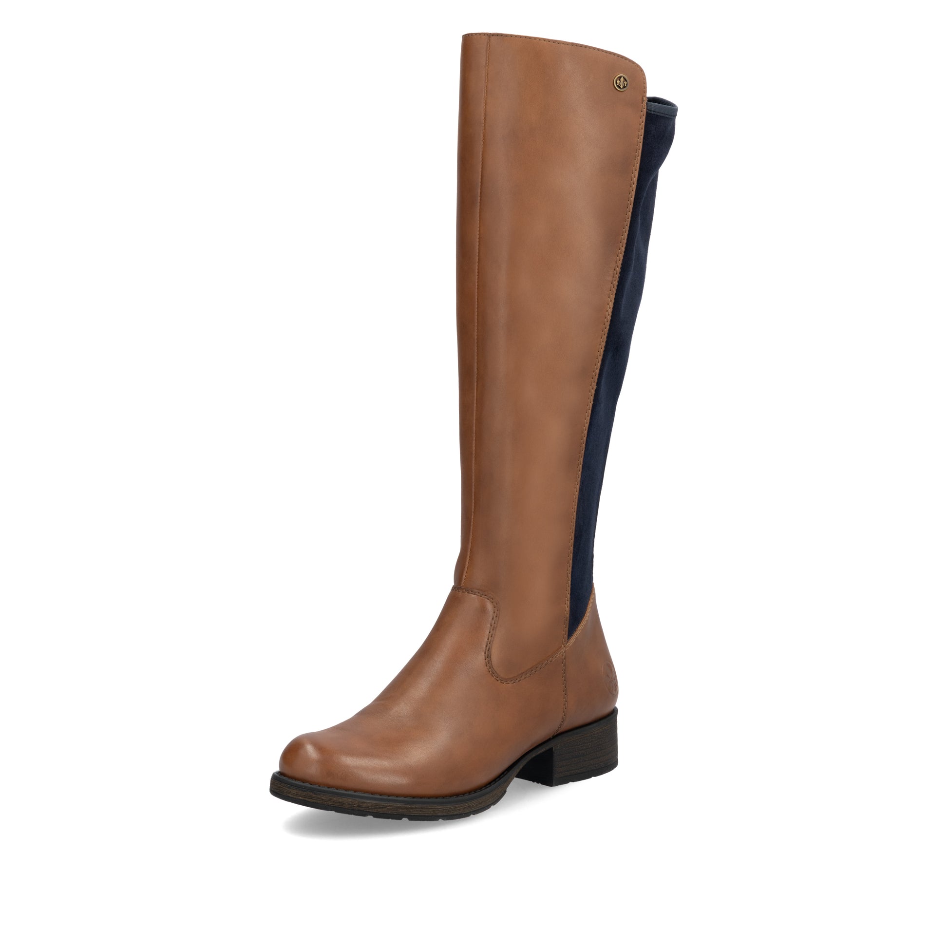 Brown Zip Boots for Women | Rieker Z9591-23