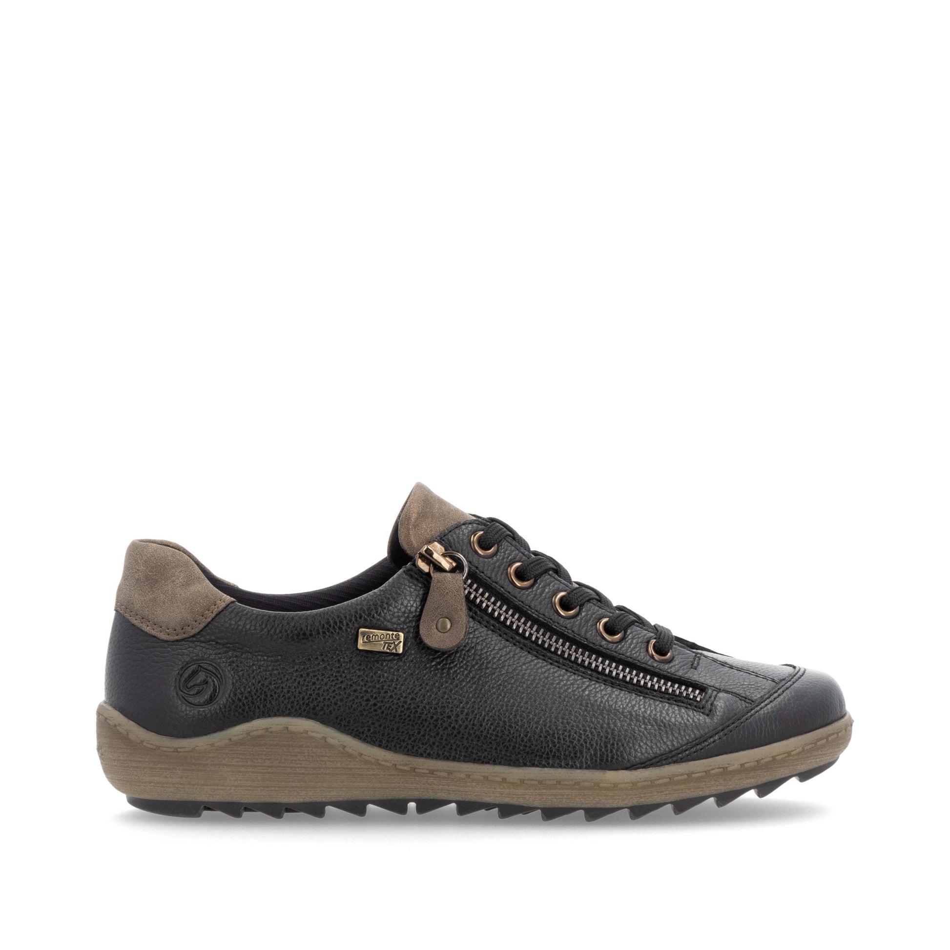 Black Zip Shoes for Women | Remonte R1402-08