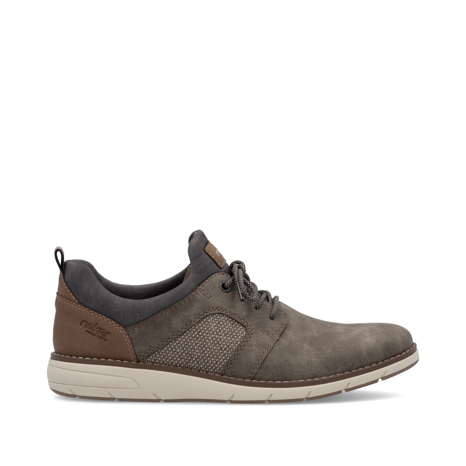 Brown Elasticated Shoes for Men | Rieker 11351-25