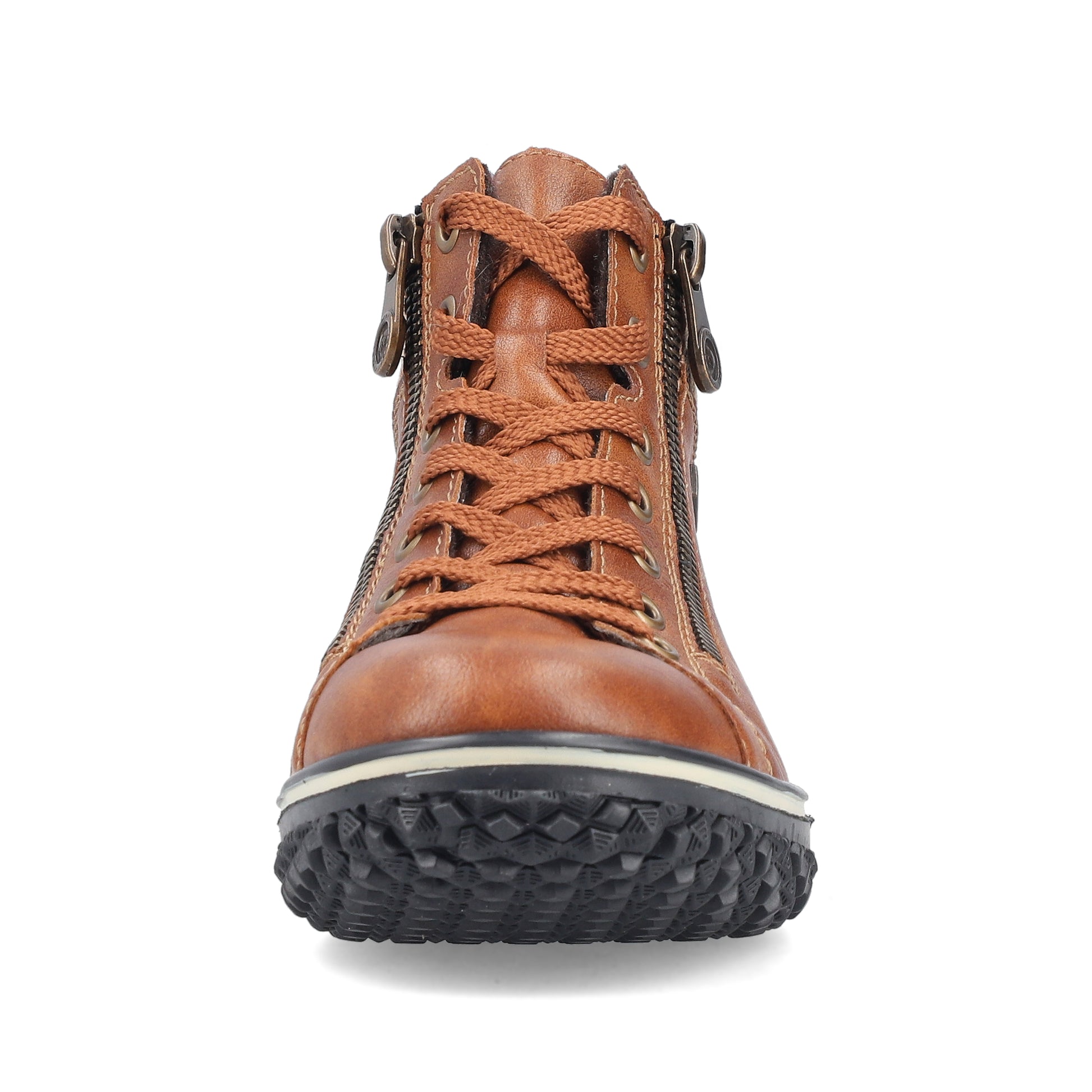 Brown Zip Boots for Women | Rieker Z4263-24