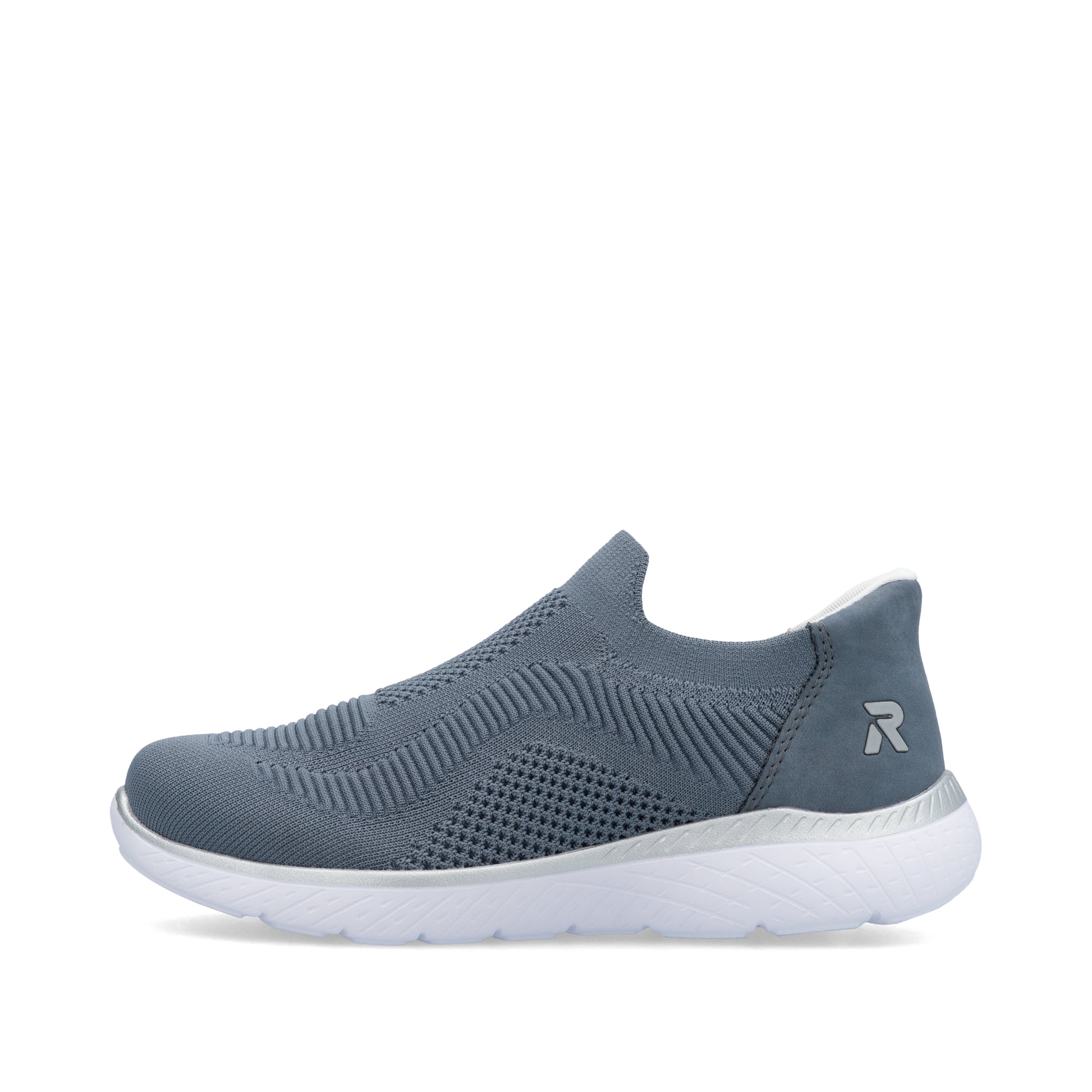 Blue Elasticated Shoes for Women | Rieker M5072-10