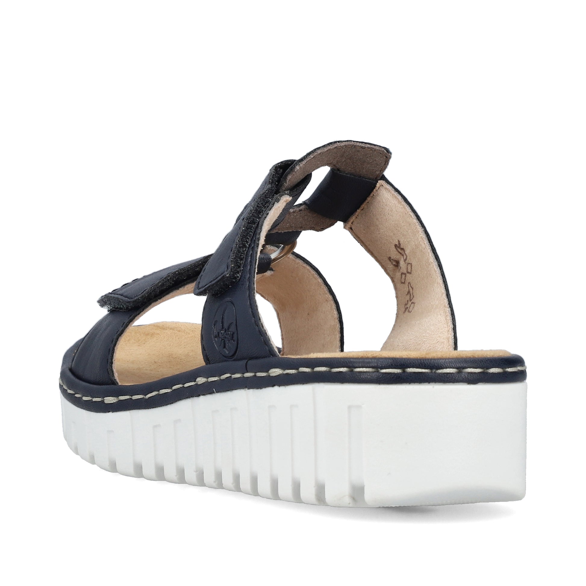 Blue Hook & Loop Sandals for Women | Rieker V1396-14