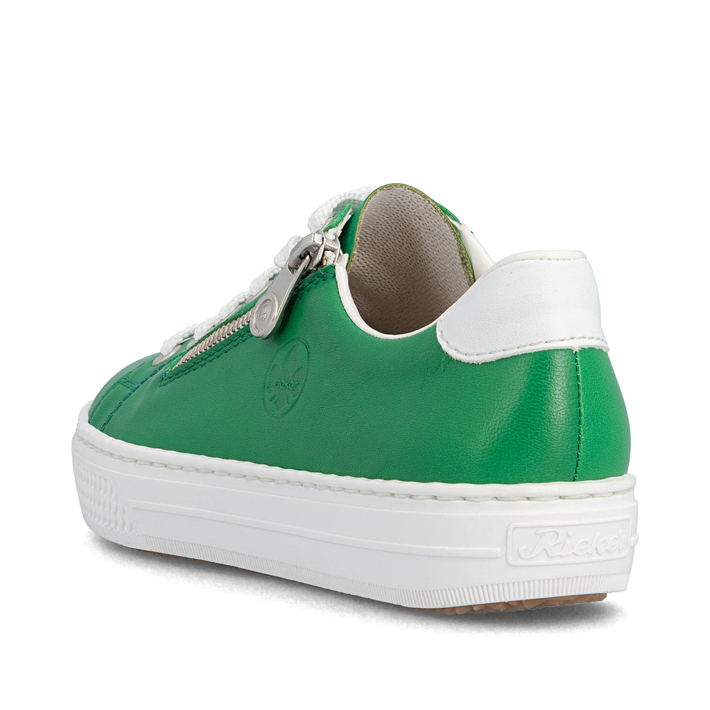 Green Zip Shoes for Women | Rieker L59L1-52