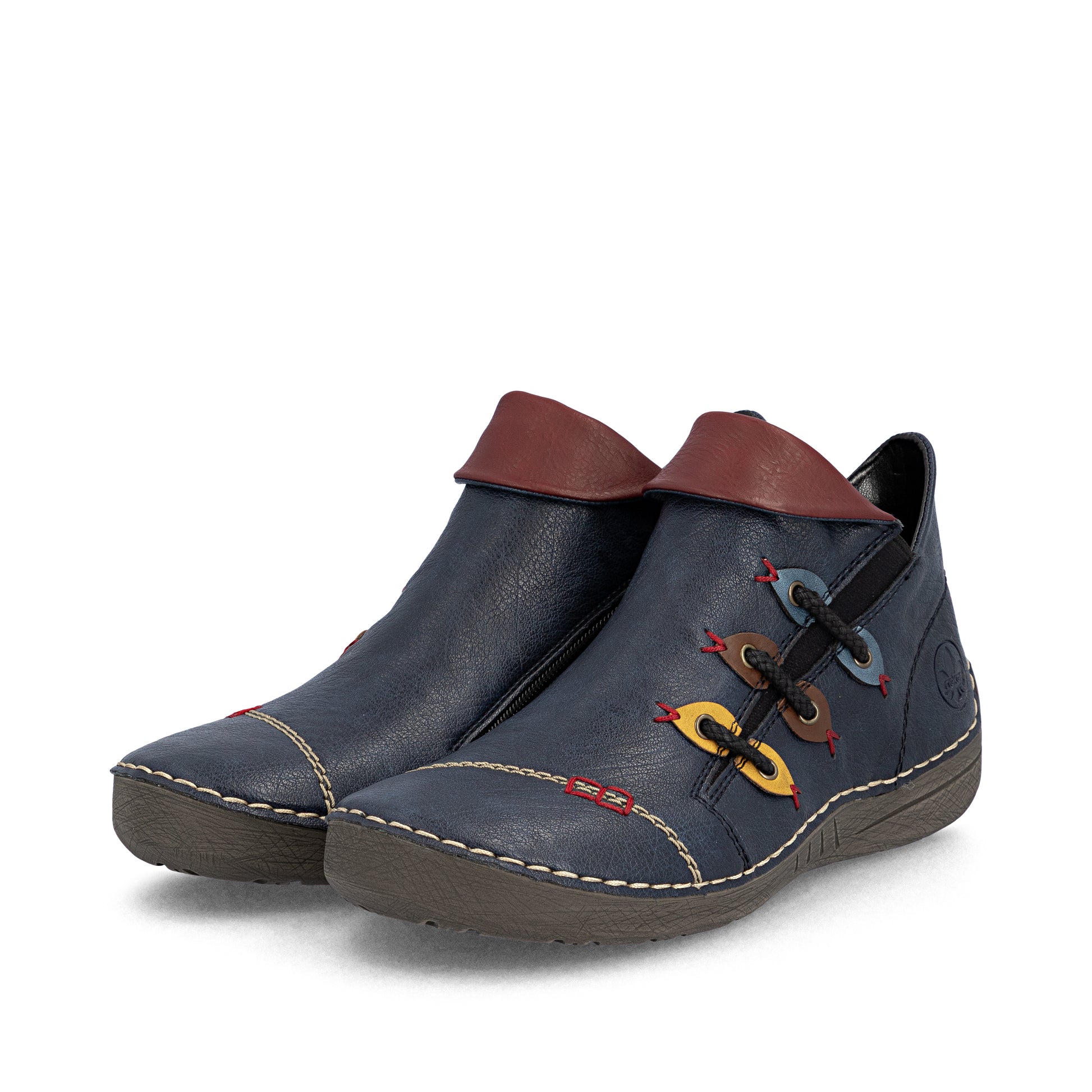 Blue Zip Boots for Women | Rieker 72581-14