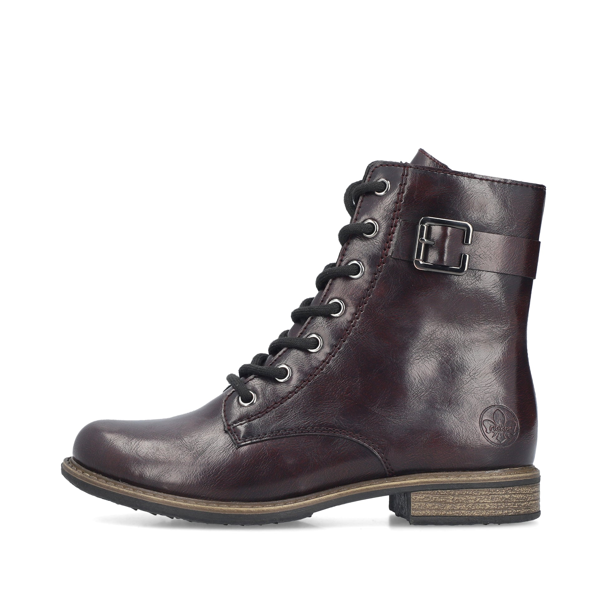 Red Zip Boots for Women | Rieker 74802-35