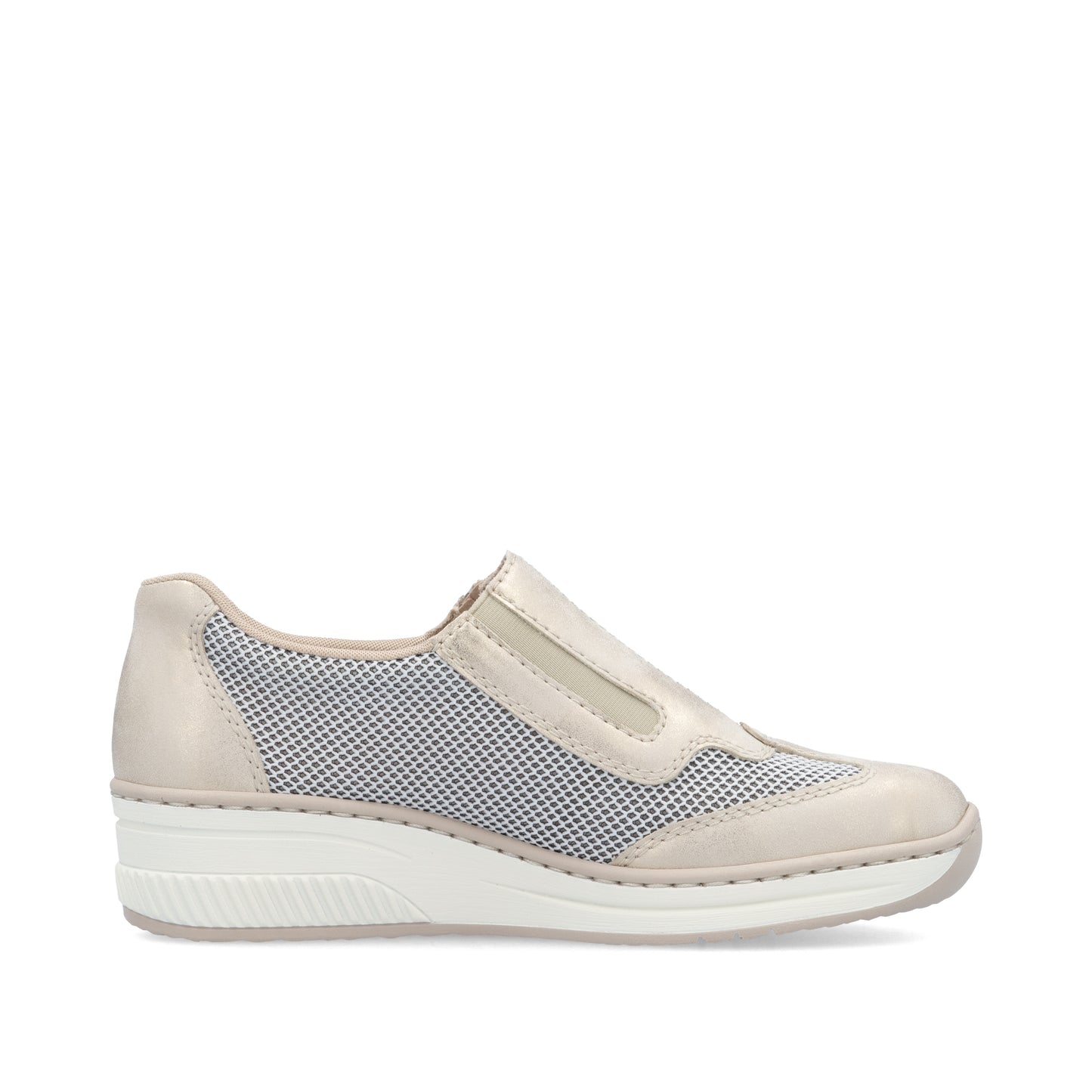 Rieker Women's Casual Slip-on Shoe - Beige | 48760-60