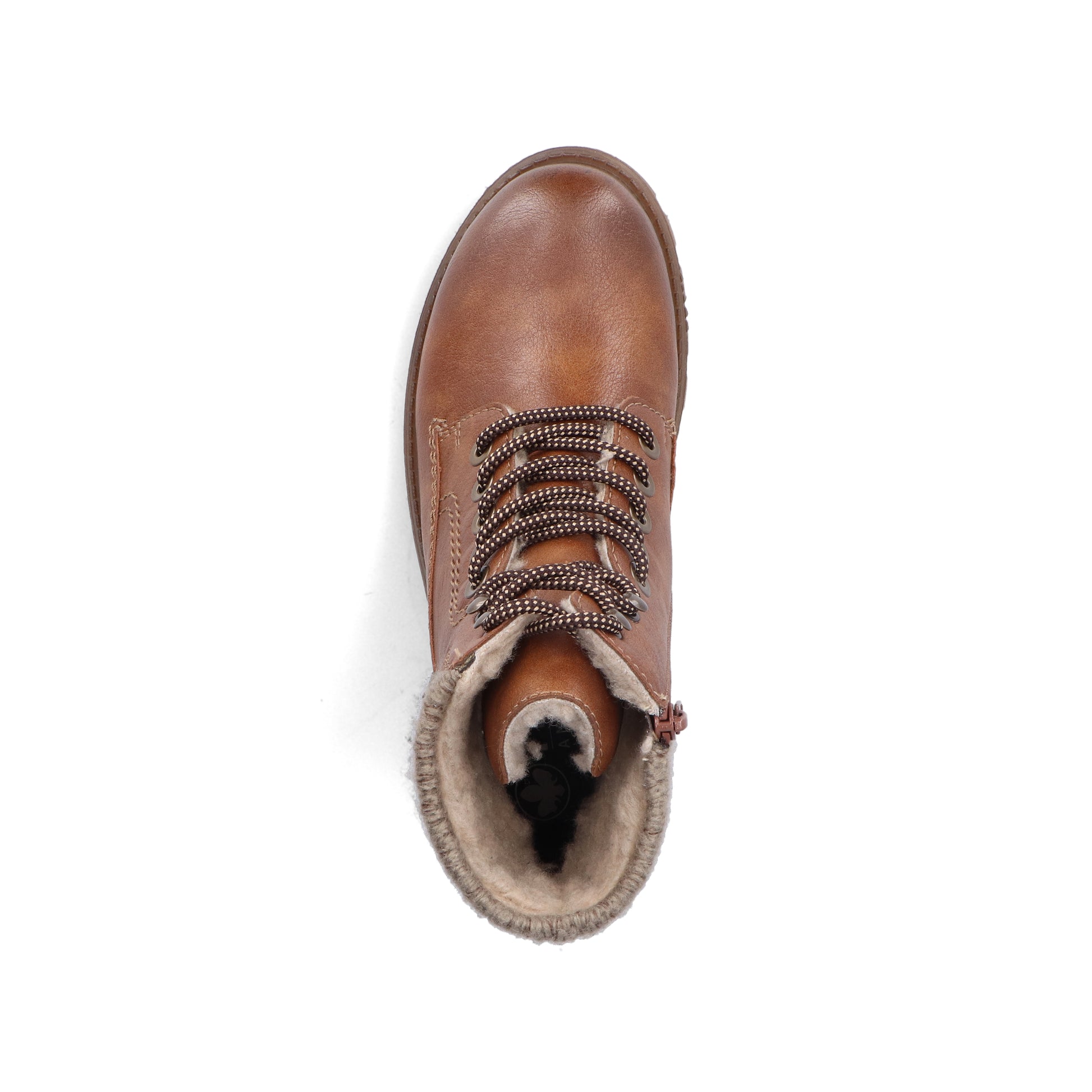 Brown Zip Boots for Women | Rieker 73220-24