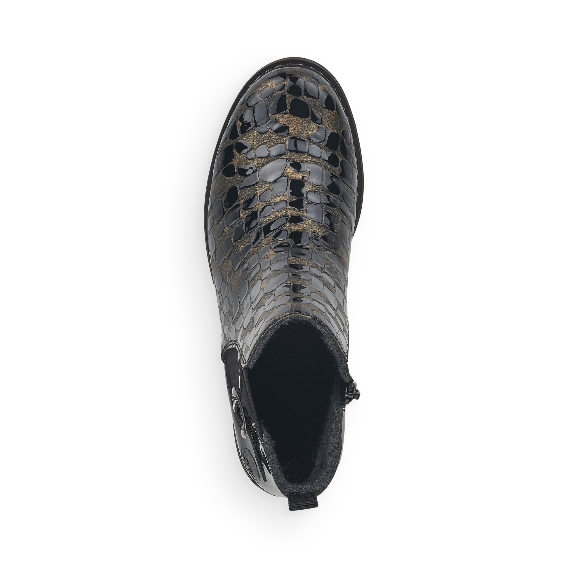 Bronze Zip Boots for Women | Rieker Z4965-90