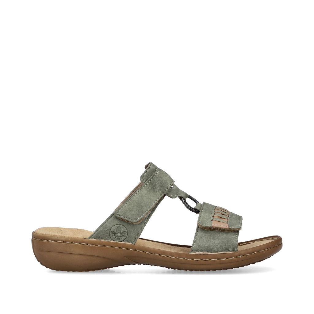 Green Hook & Loop Sandals for Women | Rieker 60881-52