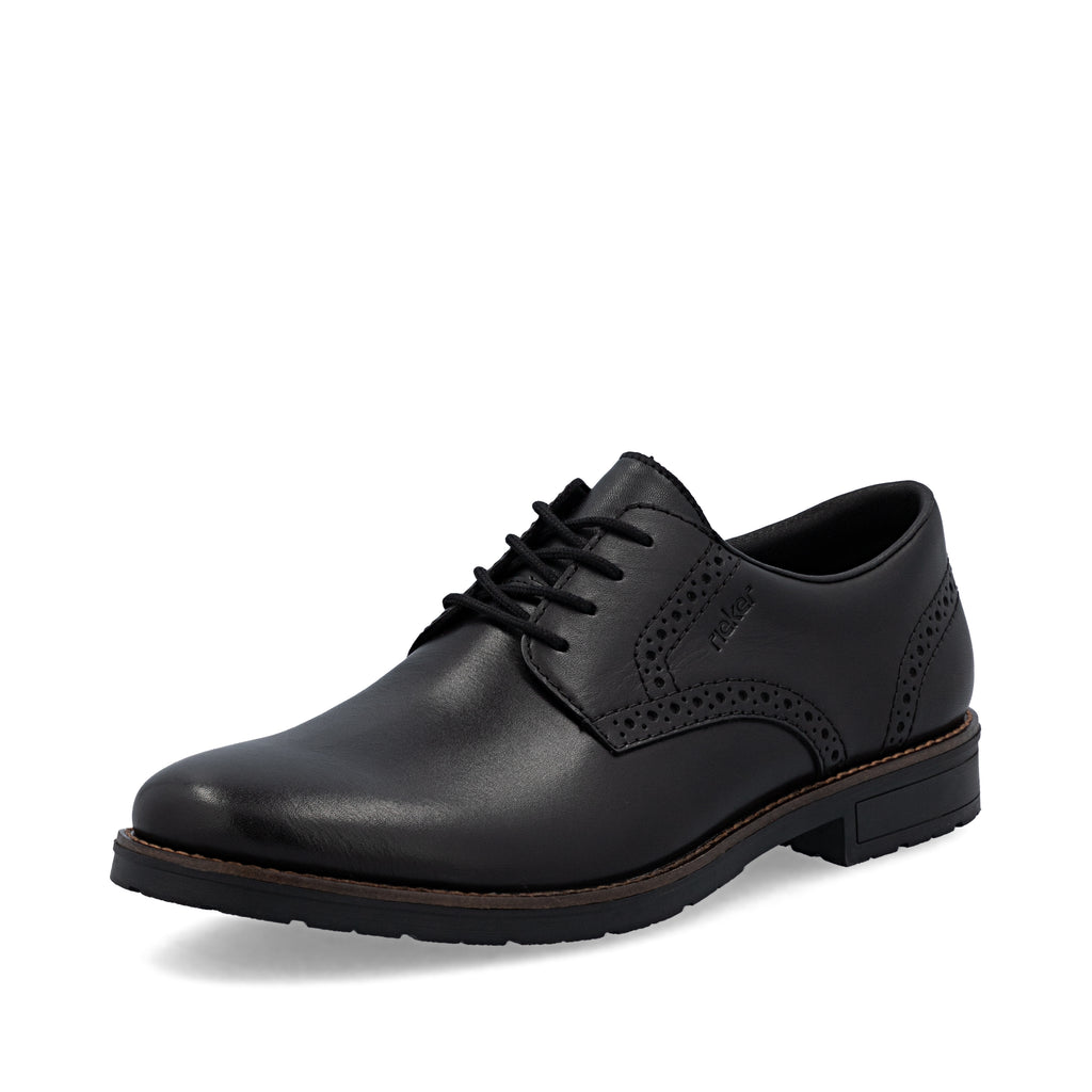 Black Elasticated Shoes for Men | Rieker 14642-00
