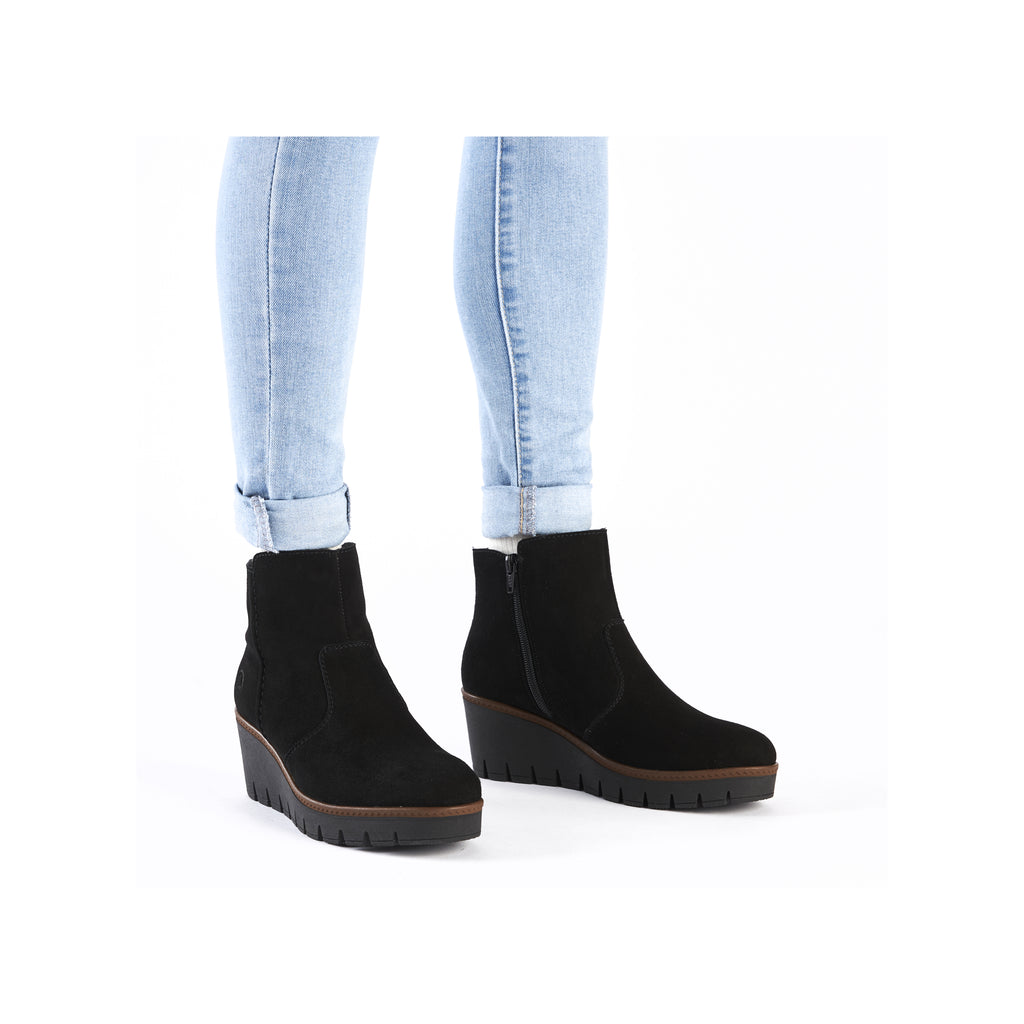 Black Zip Boots for Women | Rieker Y5065-00