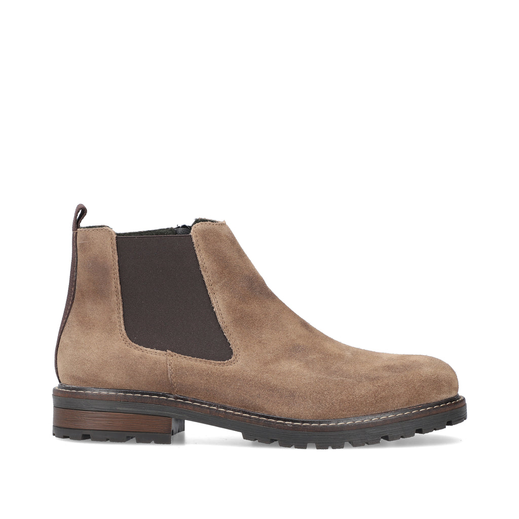 Beige Zip Boots for Men | Rieker 32051-64