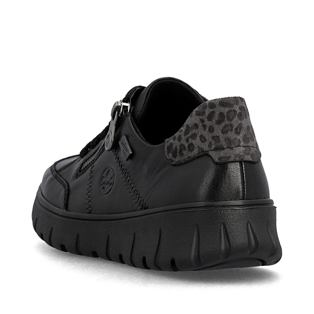 Black Zip Shoes for Women | Rieker N1301-01