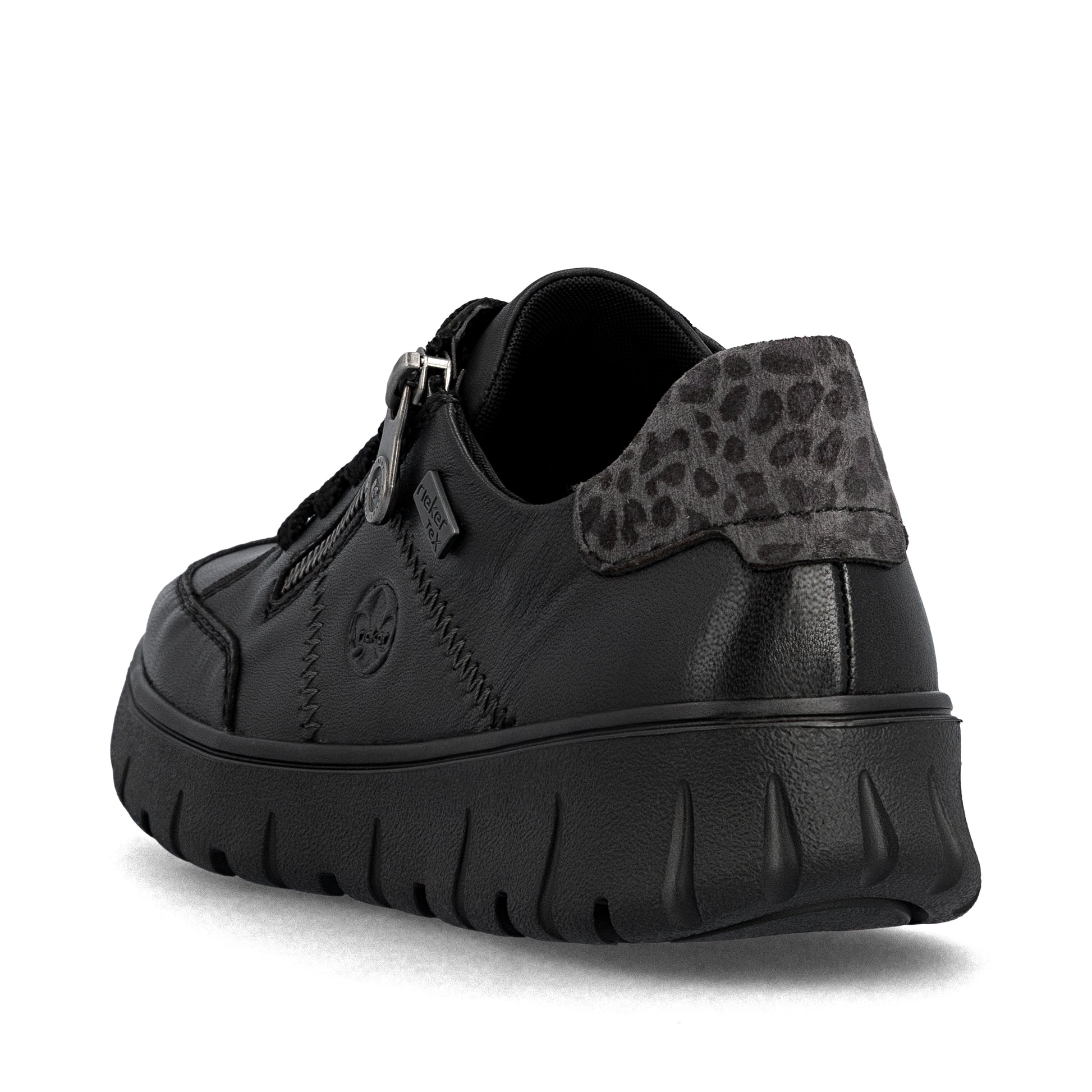 Black Zip Shoes for Women | Rieker N1301-01