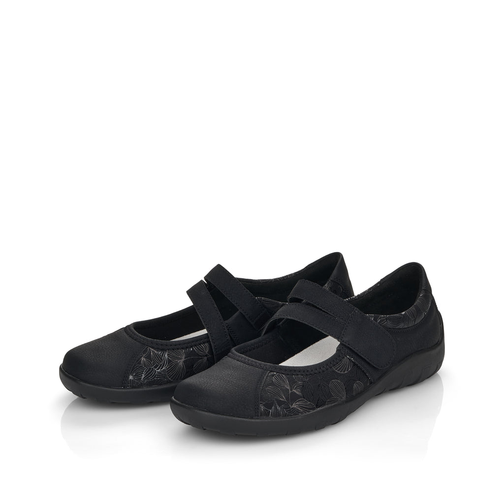 Black Hook & Loop Shoes for Women | Remonte R3510-03