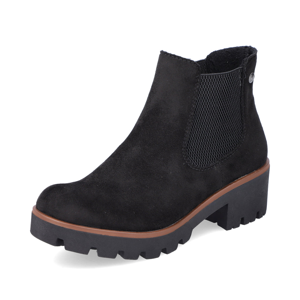 Black Elasticated Boots for Women | Rieker 79265-00