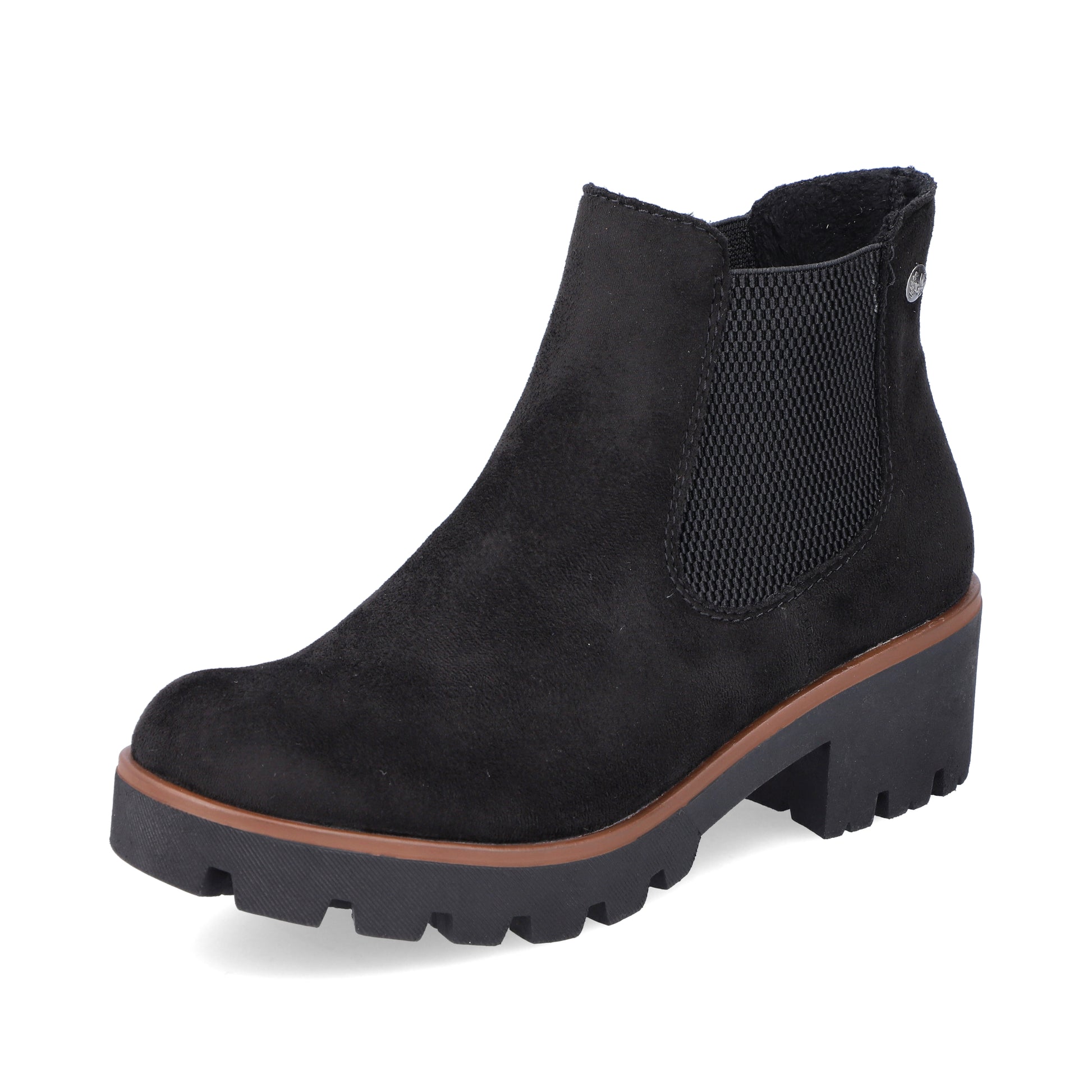 Black Elasticated Boots for Women | Rieker 79265-00