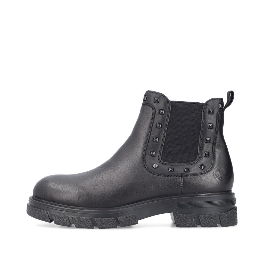 Black Zip Boots for Women | Rieker Z9154-00