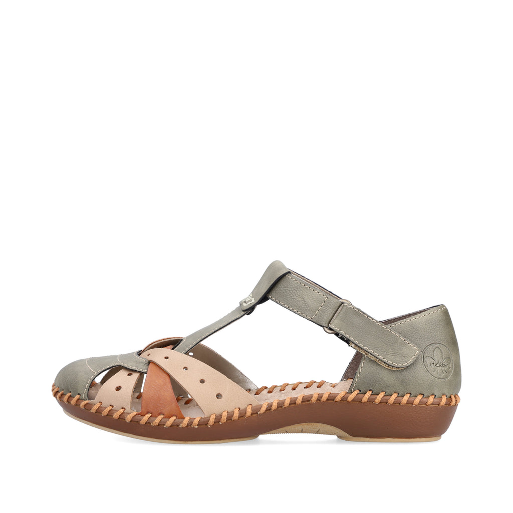Green Hook & Loop Shoes for Women | Rieker M1655-54
