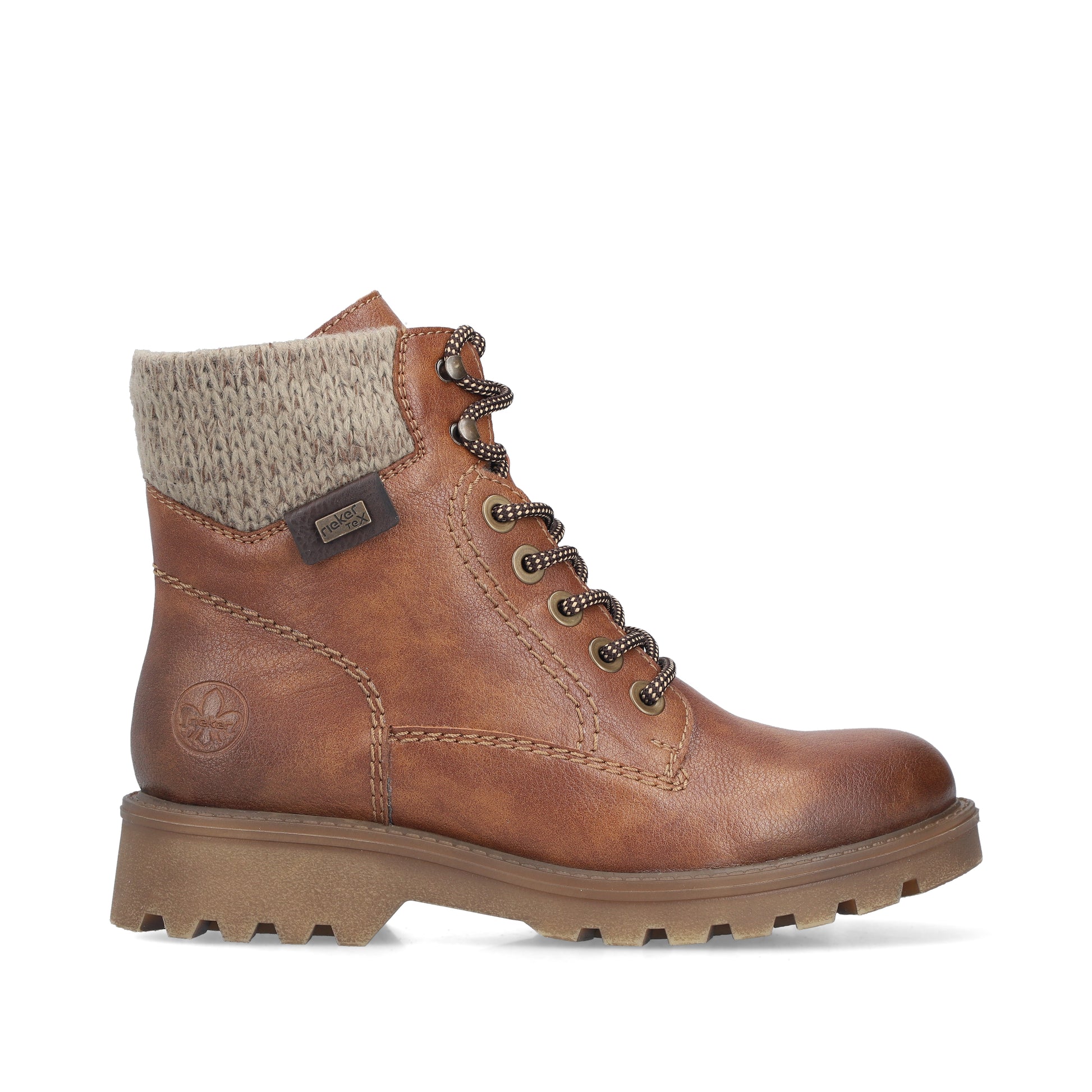 Brown Zip Boots for Women | Rieker 73220-24