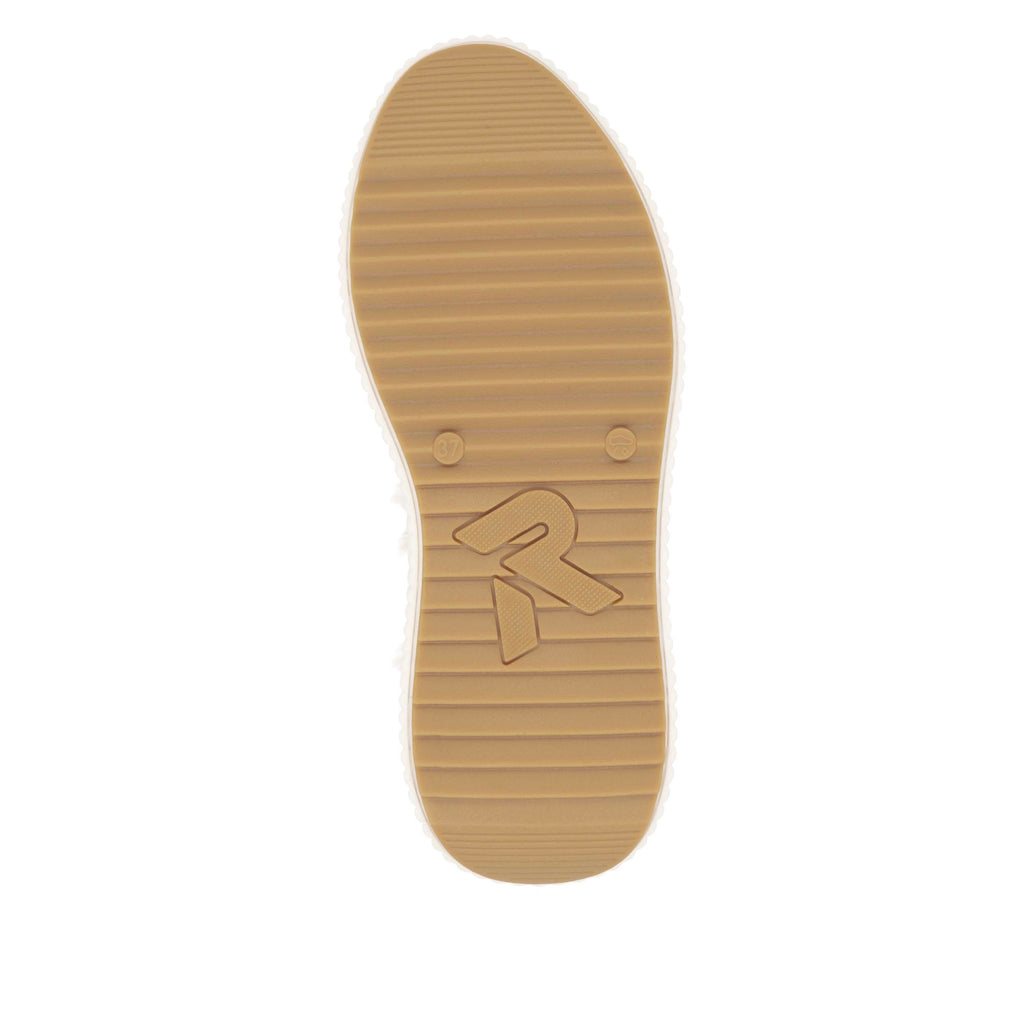 Beige Zip Boots for Women | Rieker Sport W1772-62