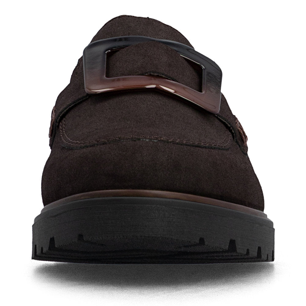 Rieker Women's Brown Loafer Shoe | 45553-25